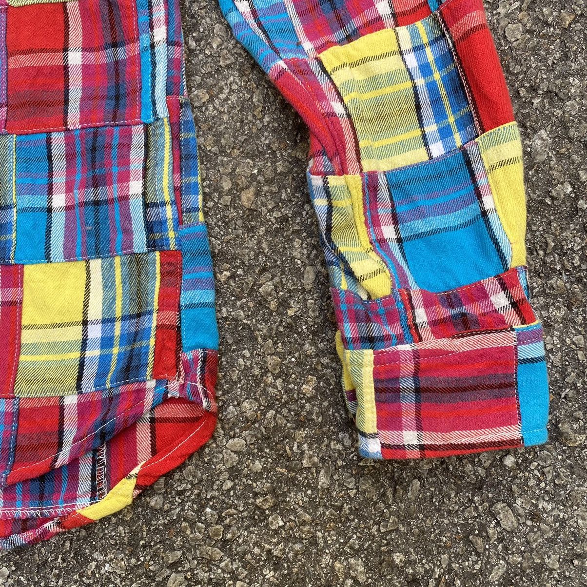 Stussy Stussy Patchwork Flannel Shirt Button Up Multicolor Size US S / EU 44-46 / 1 - 4 Thumbnail