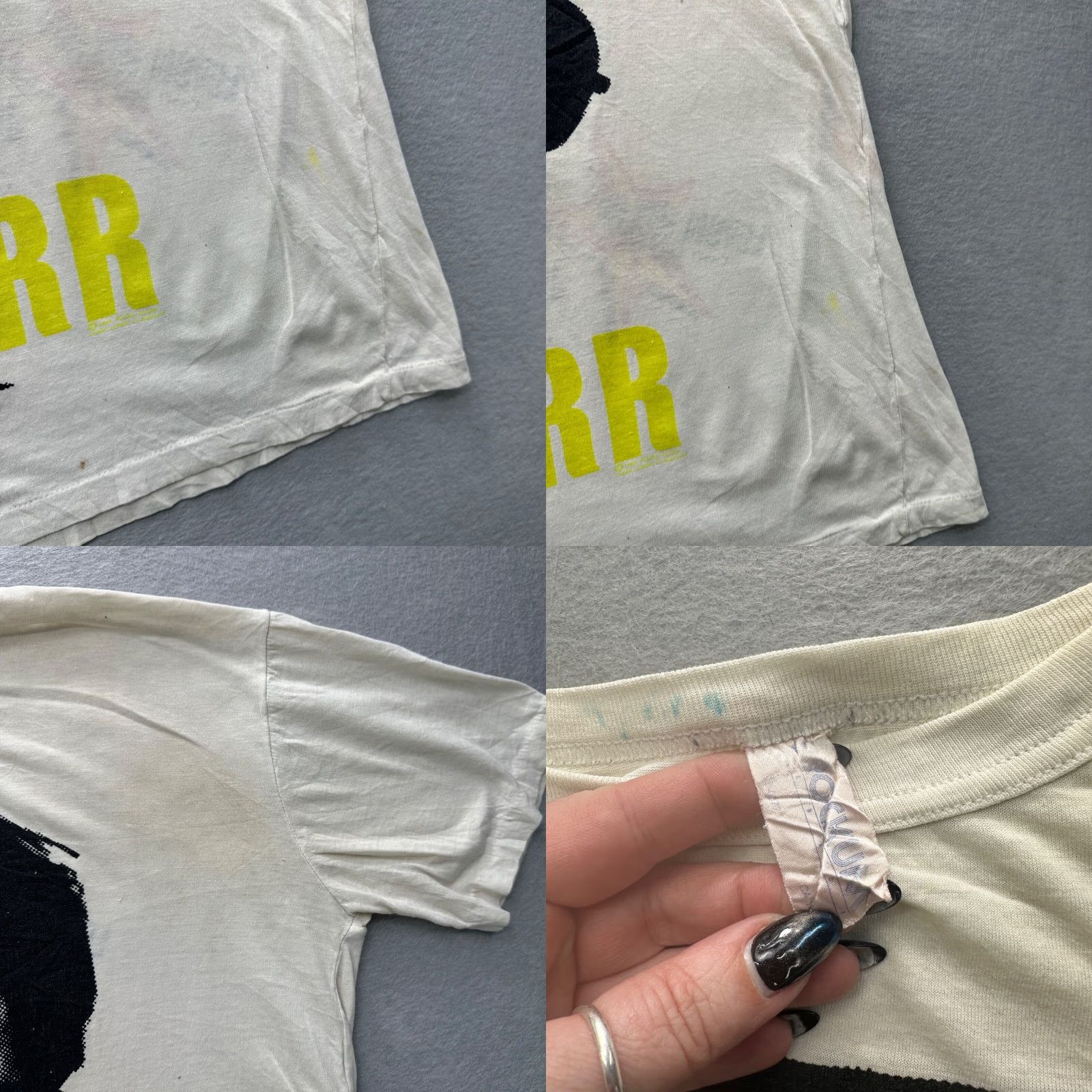 Vintage VINTAGE Brockum Beatles Shirt T-Shirt SS Ringo Starr And His All-Starr Band Tour 1989 White Mens L Band, Music, 80s Size US L / EU 52-54 / 3 - 8 Thumbnail
