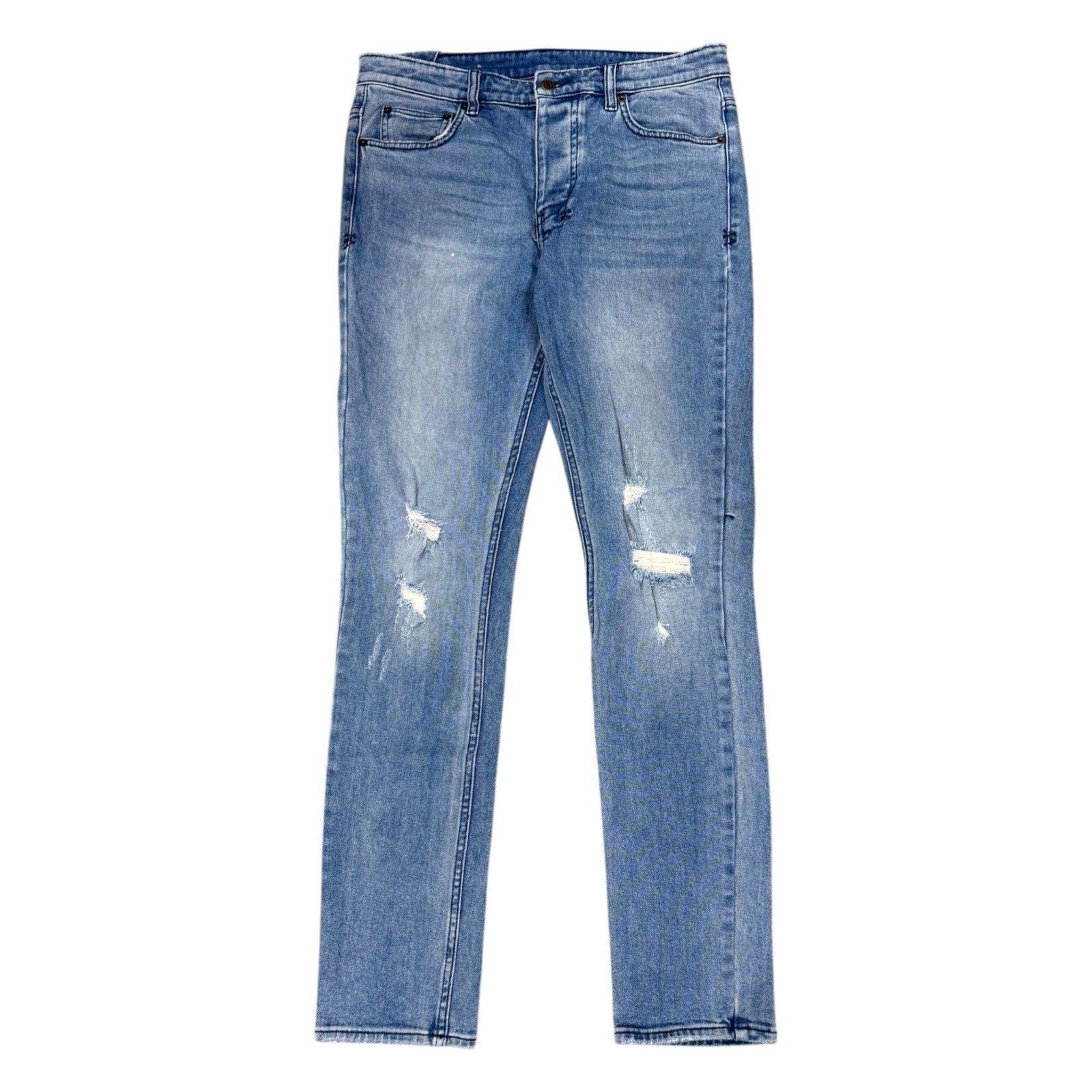 Ksubi Ksubi Ripped Light Wash Jeans Size US 32 / EU 48 - 1 Thumbnail