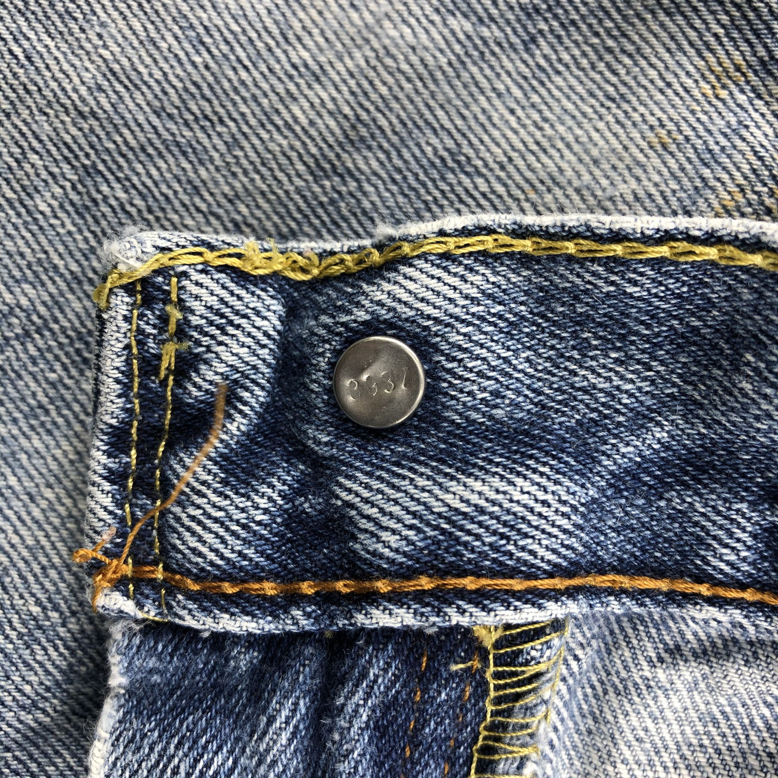 Levi's × Vintage Vintage Distress Levis 505 Jeans-JM1115 Size US 34 / EU 50 - 9 Thumbnail