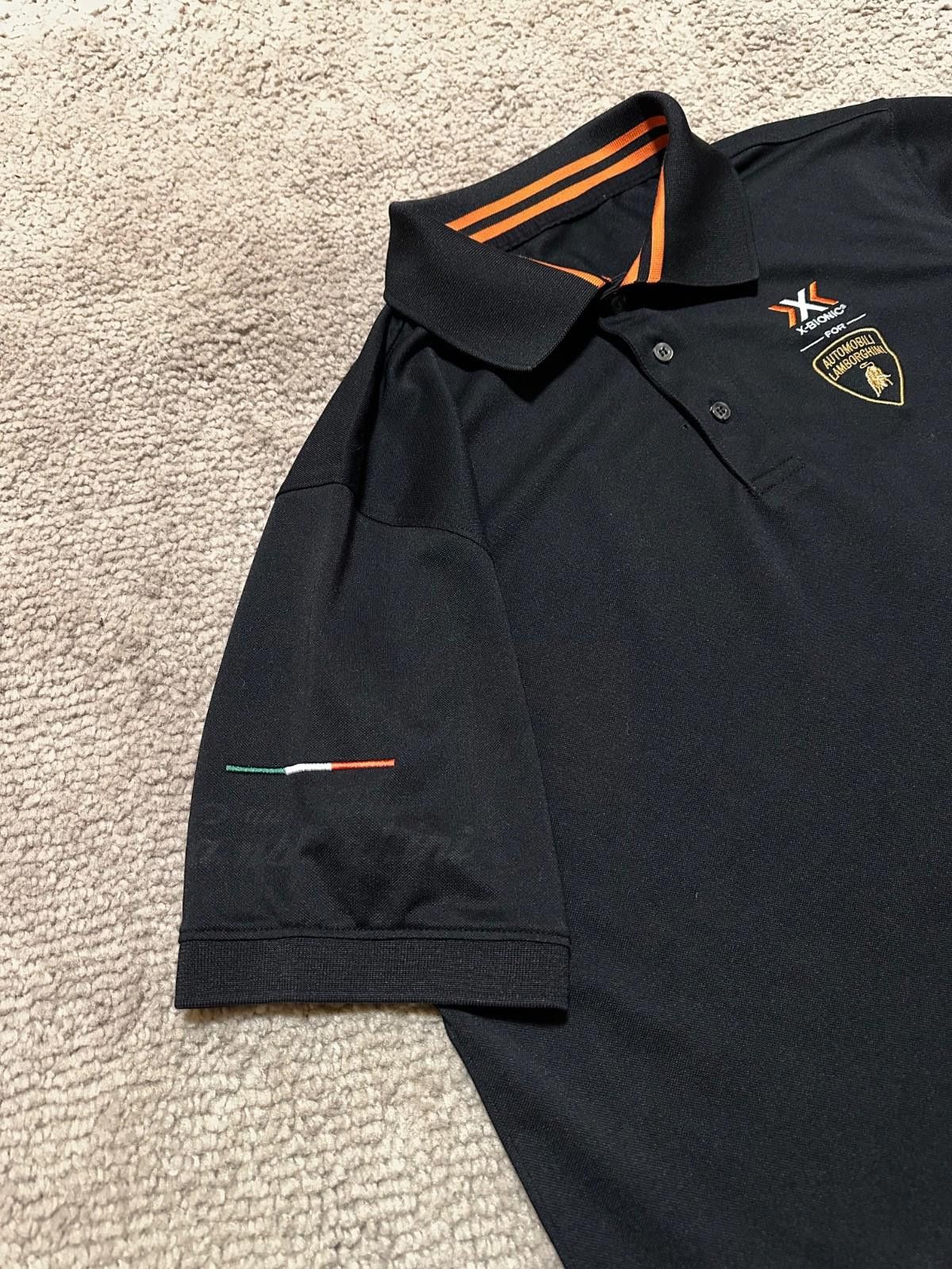 Lamborghini X-Bionic For Automobili Lamborghini Black Polo T-Shirt Sz L Size US L / EU 52-54 / 3 - 4 Thumbnail