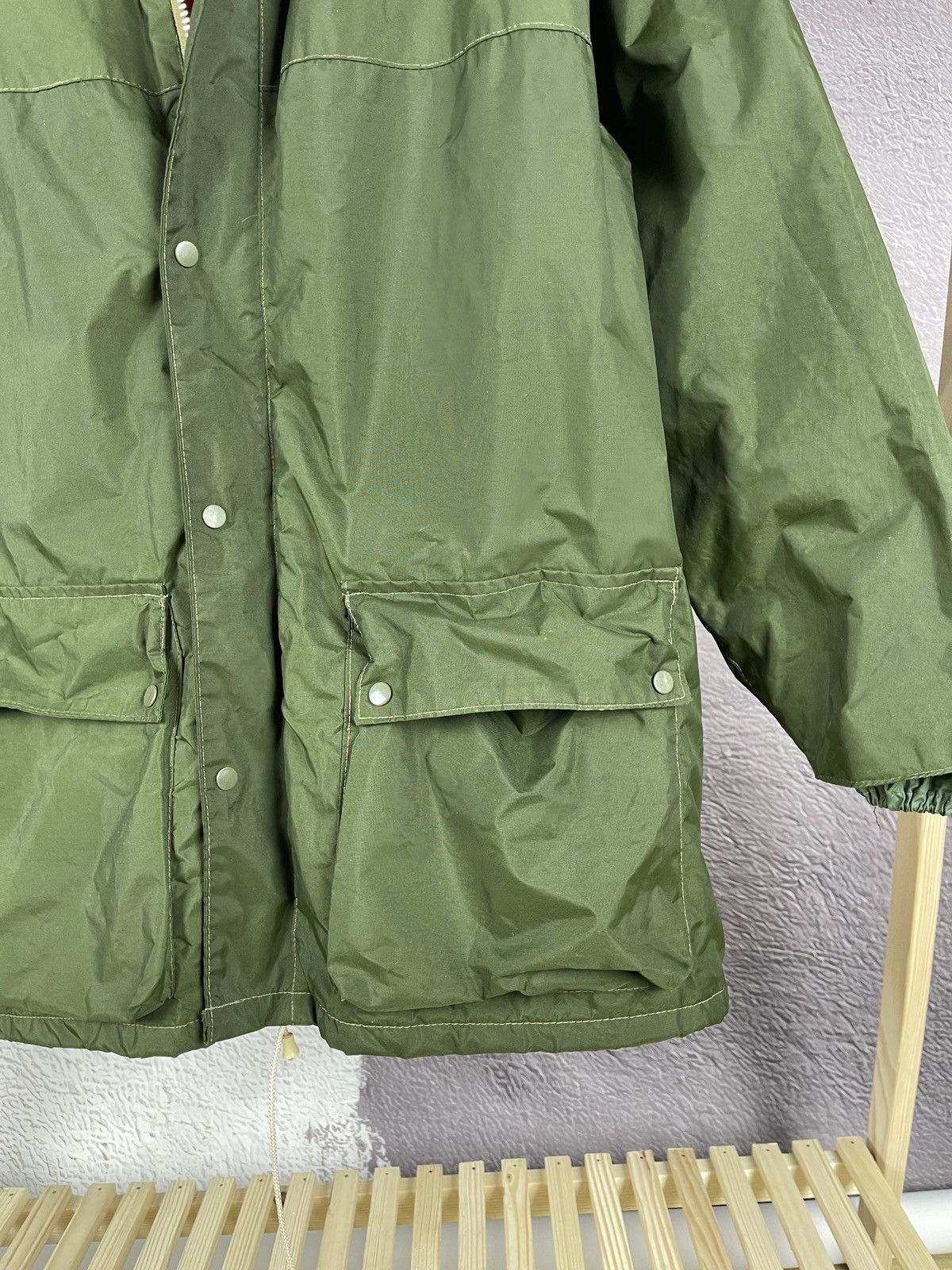 Belstaff Belstaff vintage 60s 70s rare nylon green jacket windbreaker Size US XL / EU 56 / 4 - 5 Thumbnail