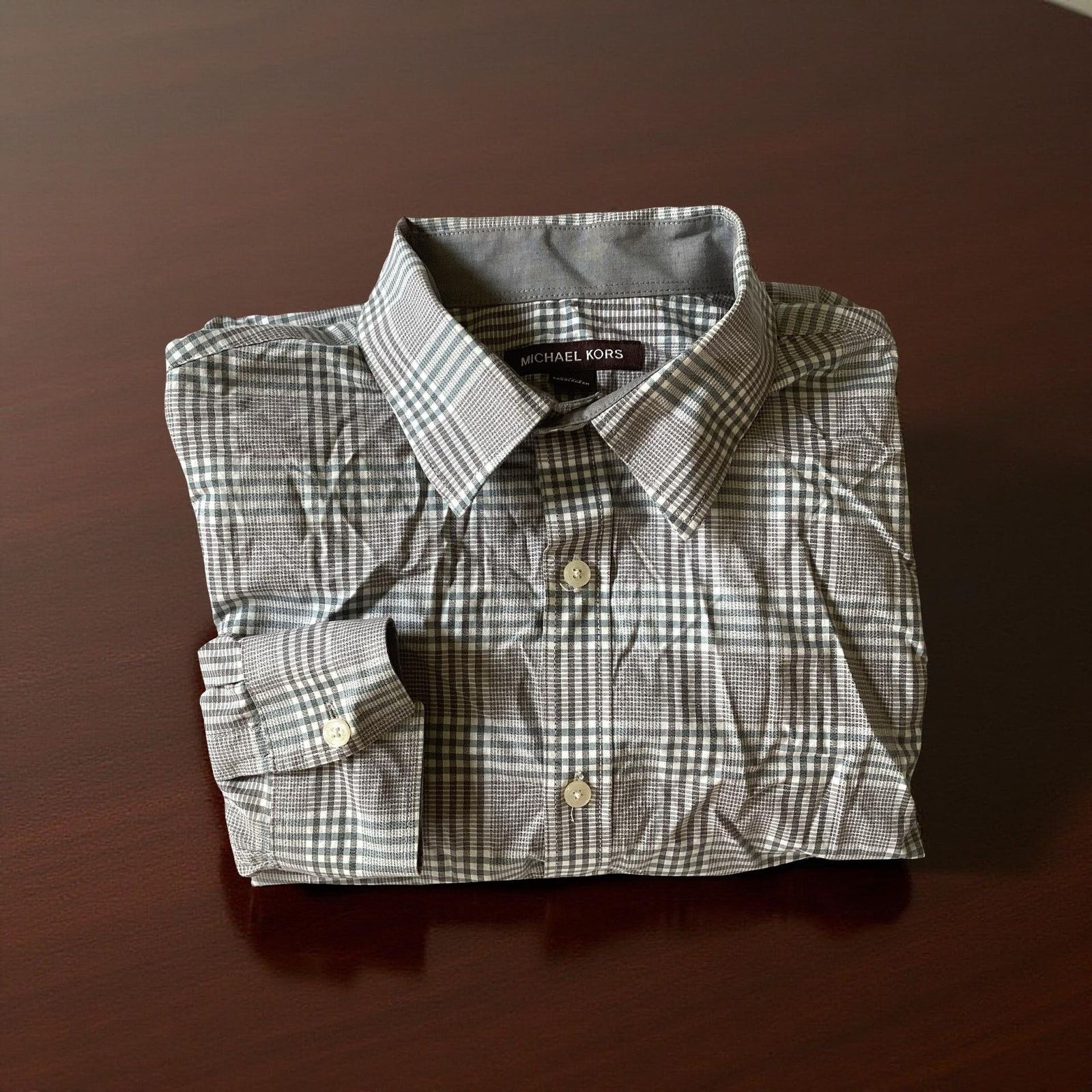 Michael Kors Michael Kors Slim Fit Button Down Size US L / EU 52-54 / 3 - 1 Thumbnail