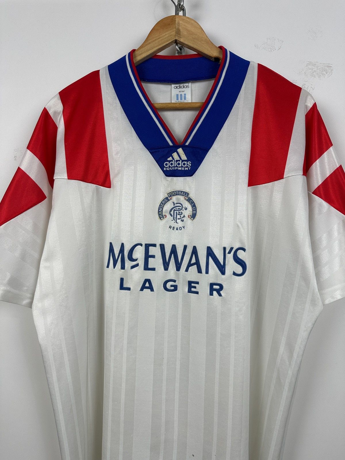 Adidas Vintage 1992/93 Adidas Glasgow Rangers Away Jersey Size US L / EU 52-54 / 3 - 2 Thumbnail