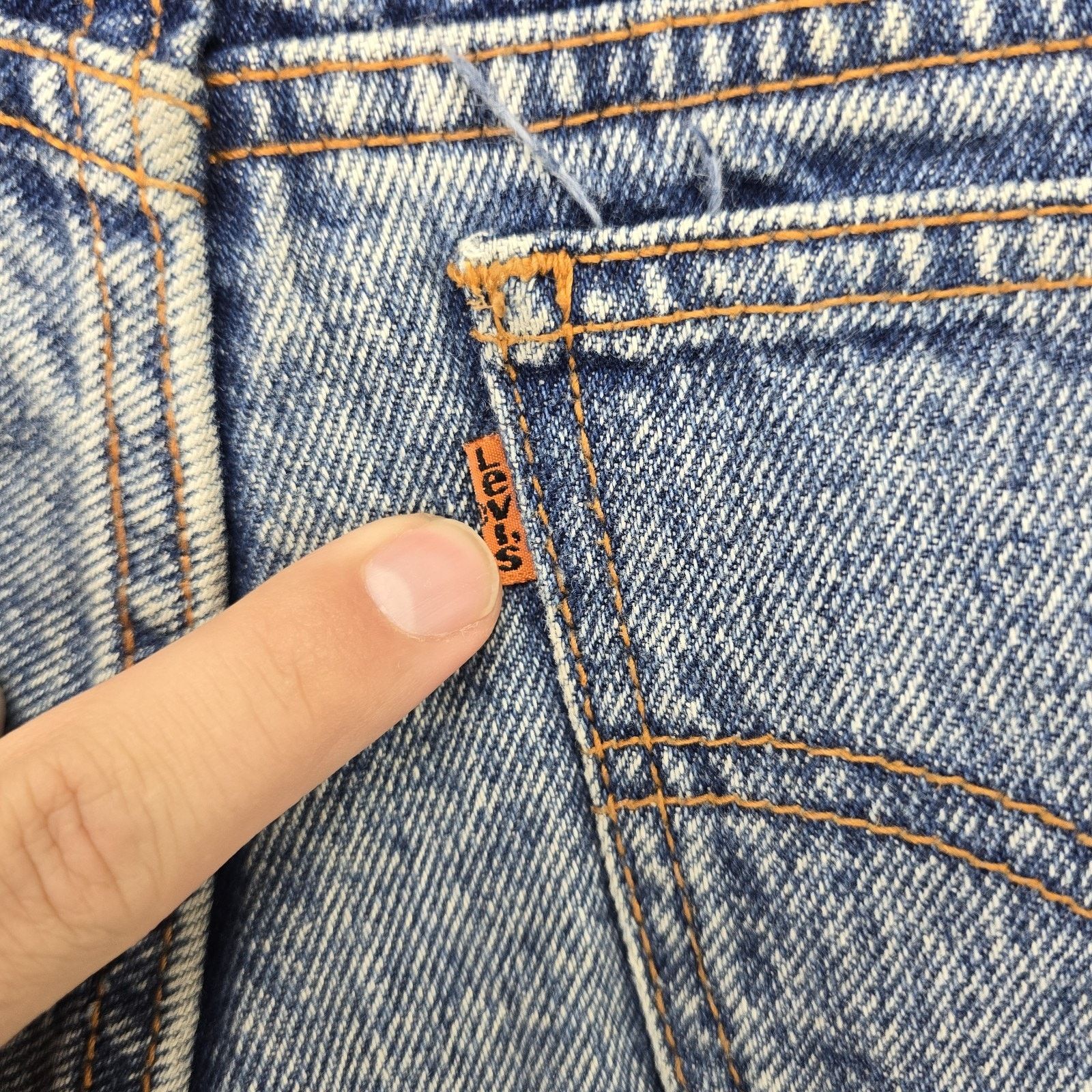 Levi's Vintage 80s Levis 505 Jeans Womens 14 (Fits 26x26) Acid Wash Size 26" / US 2 / IT 38 - 9 Thumbnail