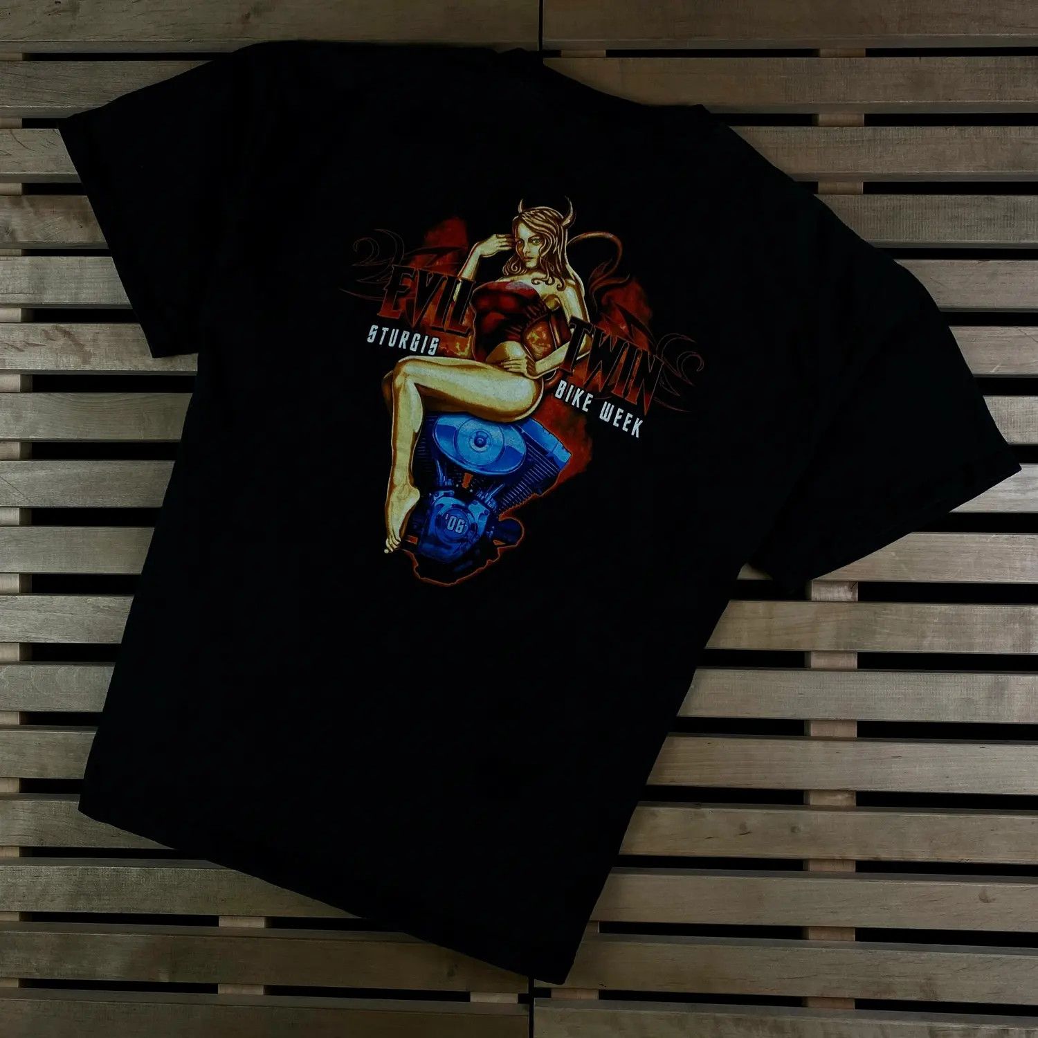 Delta × Vintage Mens Vintage T Shirt Sturgis Bike Week 2006 Size XL Size US XL / EU 56 / 4 - 6 Thumbnail