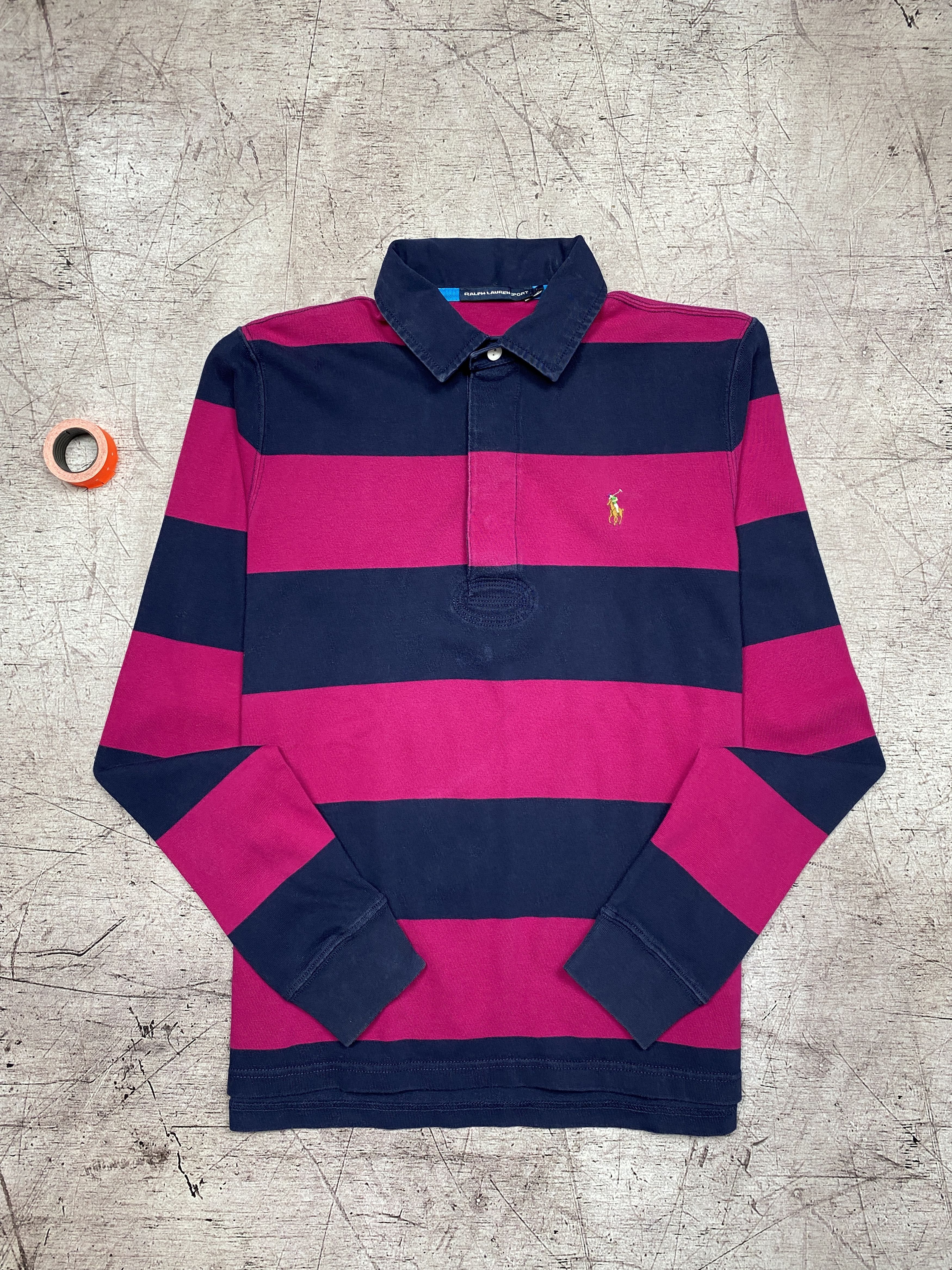 Polo Ralph Lauren Polo Ralph Lauren Womens Rugby Long Sleeve Polo Shirt Size L / US 10 / IT 46 - 1 Thumbnail