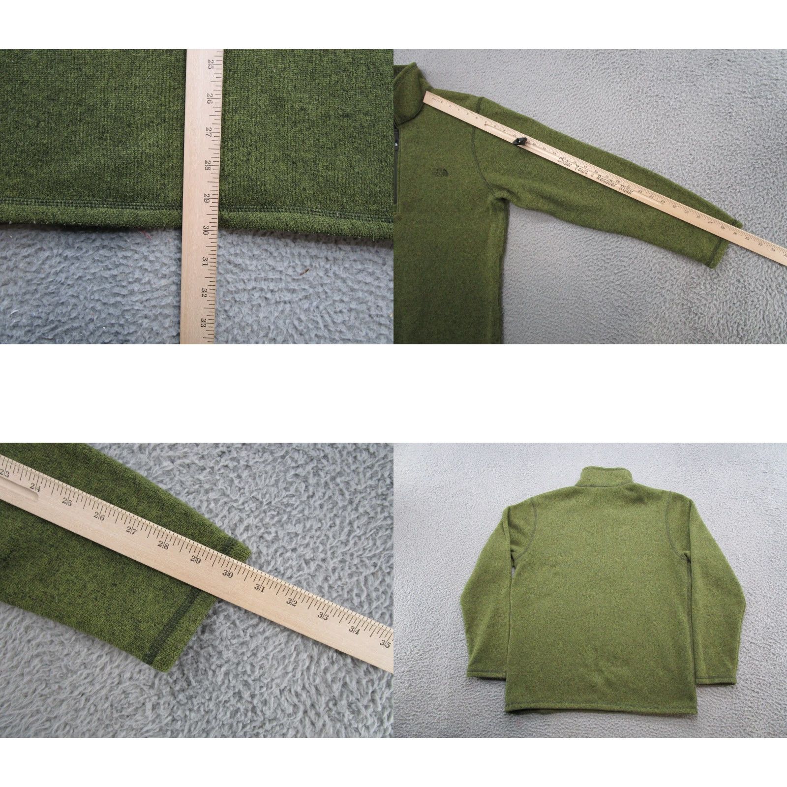 The North Face The North Face Jacket Mens Size M 1/4 Zip Fleece Green Outdoor Ski Size US M / EU 48-50 / 2 - 8 Thumbnail