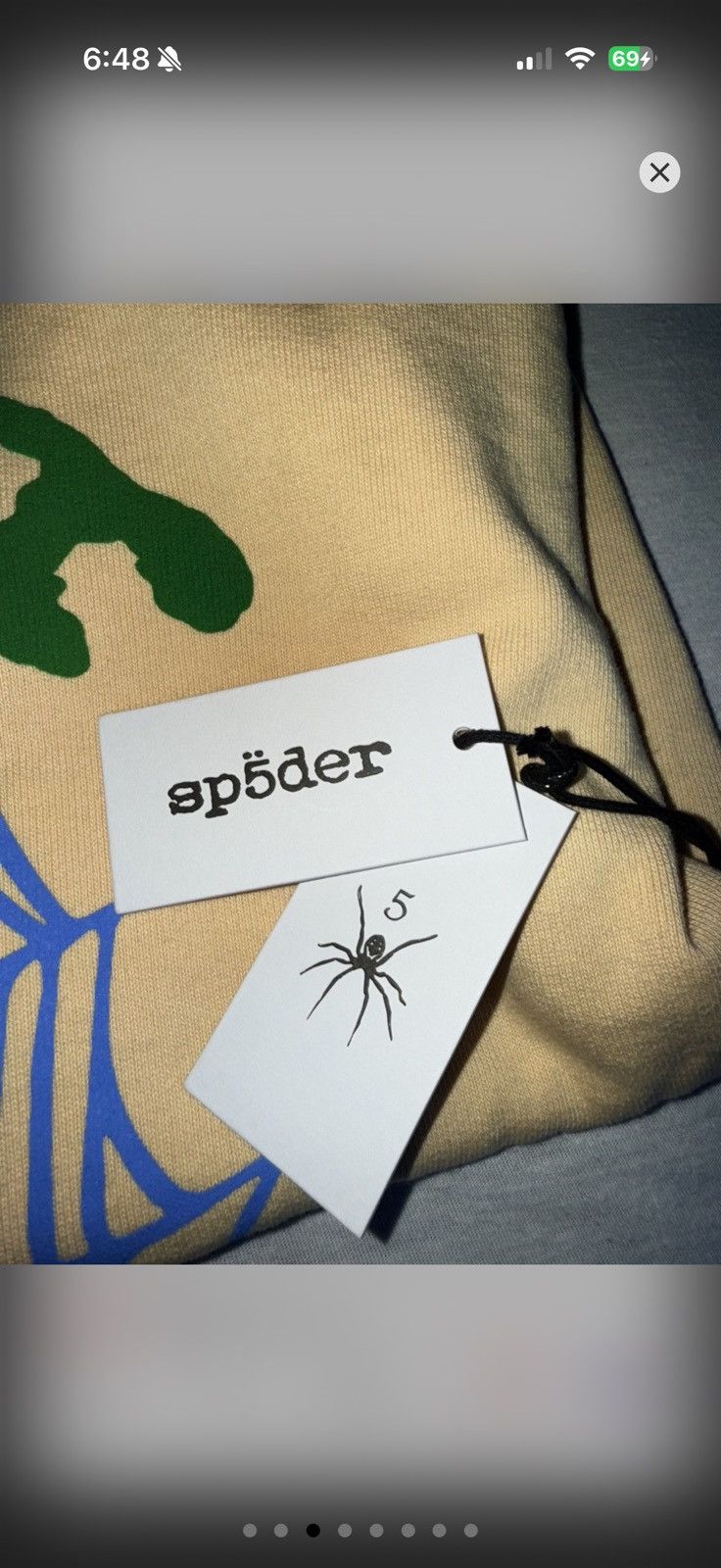 Sp5der Sp5der Cream OG Web V2 Hoodie Size US S / EU 44-46 / 1 - 5 Thumbnail