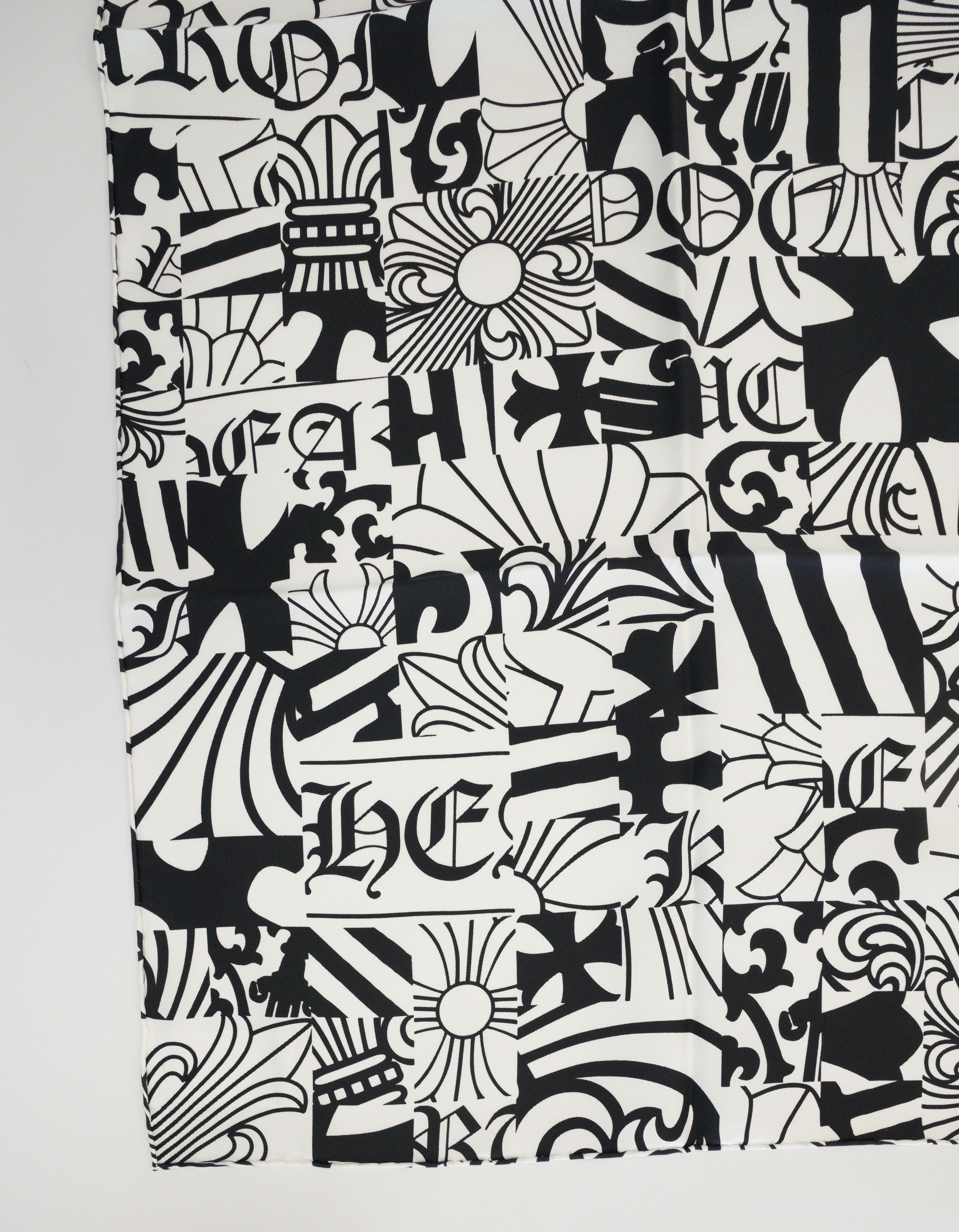 Chrome Hearts Chrome Hearts Multi Element Silk Scarf Size ONE SIZE - 6 Thumbnail