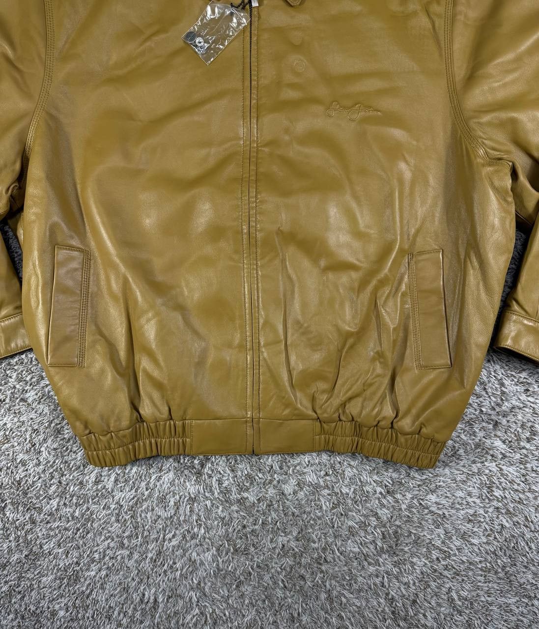 Sean John Sean John Leather Jacket 90s Y2K Signature Logo Bomber Size US XL / EU 56 / 4 - 3 Thumbnail