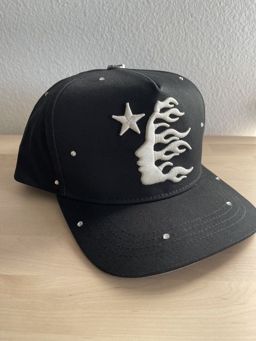 HELLSTAR Hellstar Starry Night Rhinestone Snapback Hat (Black) | Grailed