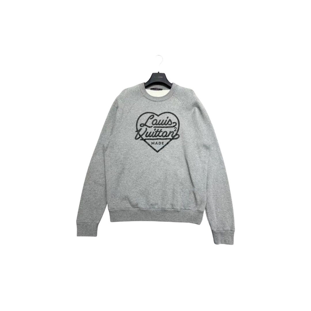 Louis Vuitton x Nigo Printed Heart Sweatshirt Retail vs Cool by