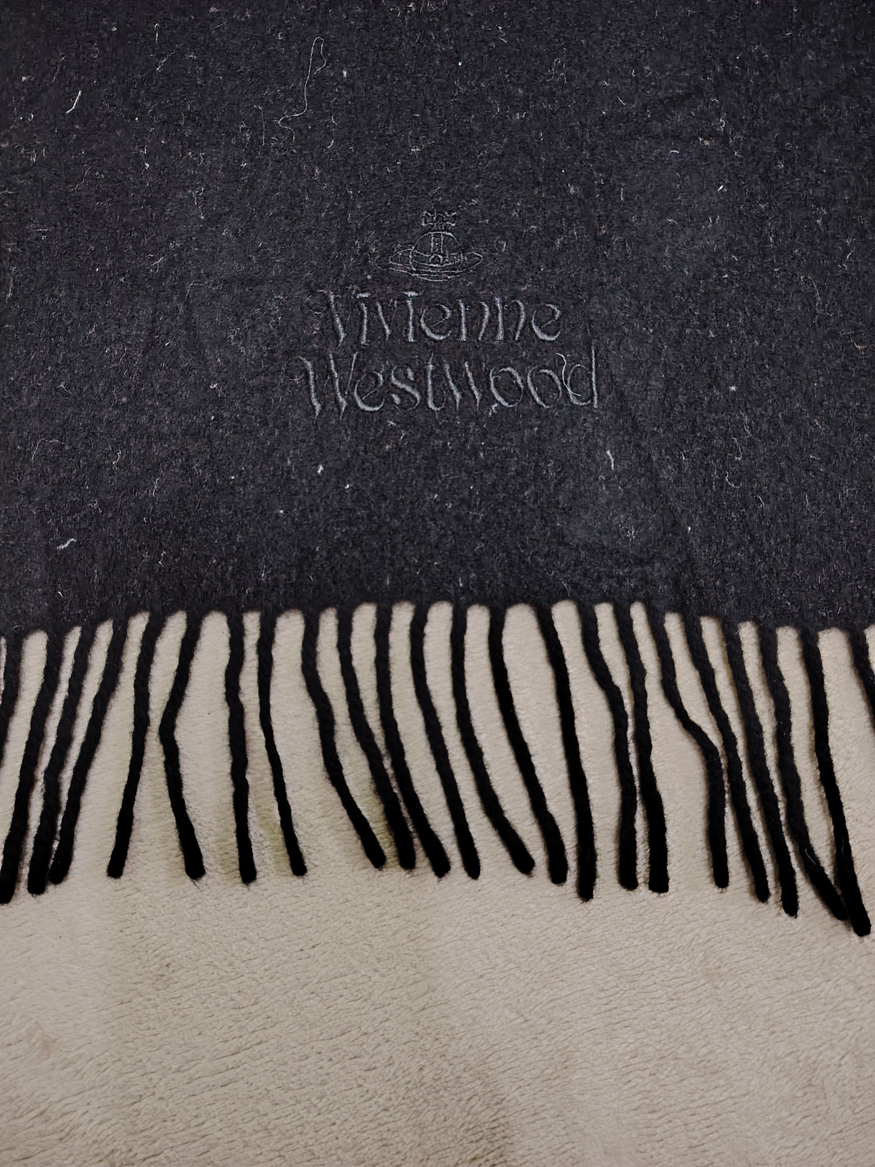 Vivienne Westwood Vivienne Westwood Scarf Muffler Wool Scarves Size ONE SIZE - 6 Thumbnail