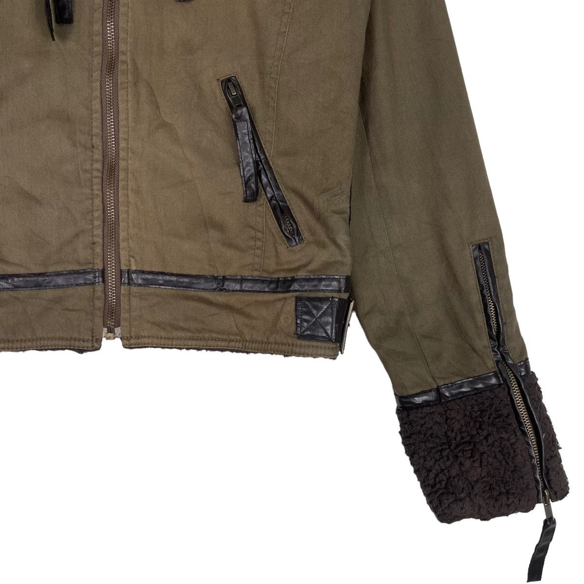 Von Dutch 💥VON DUTCH CROP BOMBER JACKET Size S / US 4 / IT 40 - 4 Thumbnail