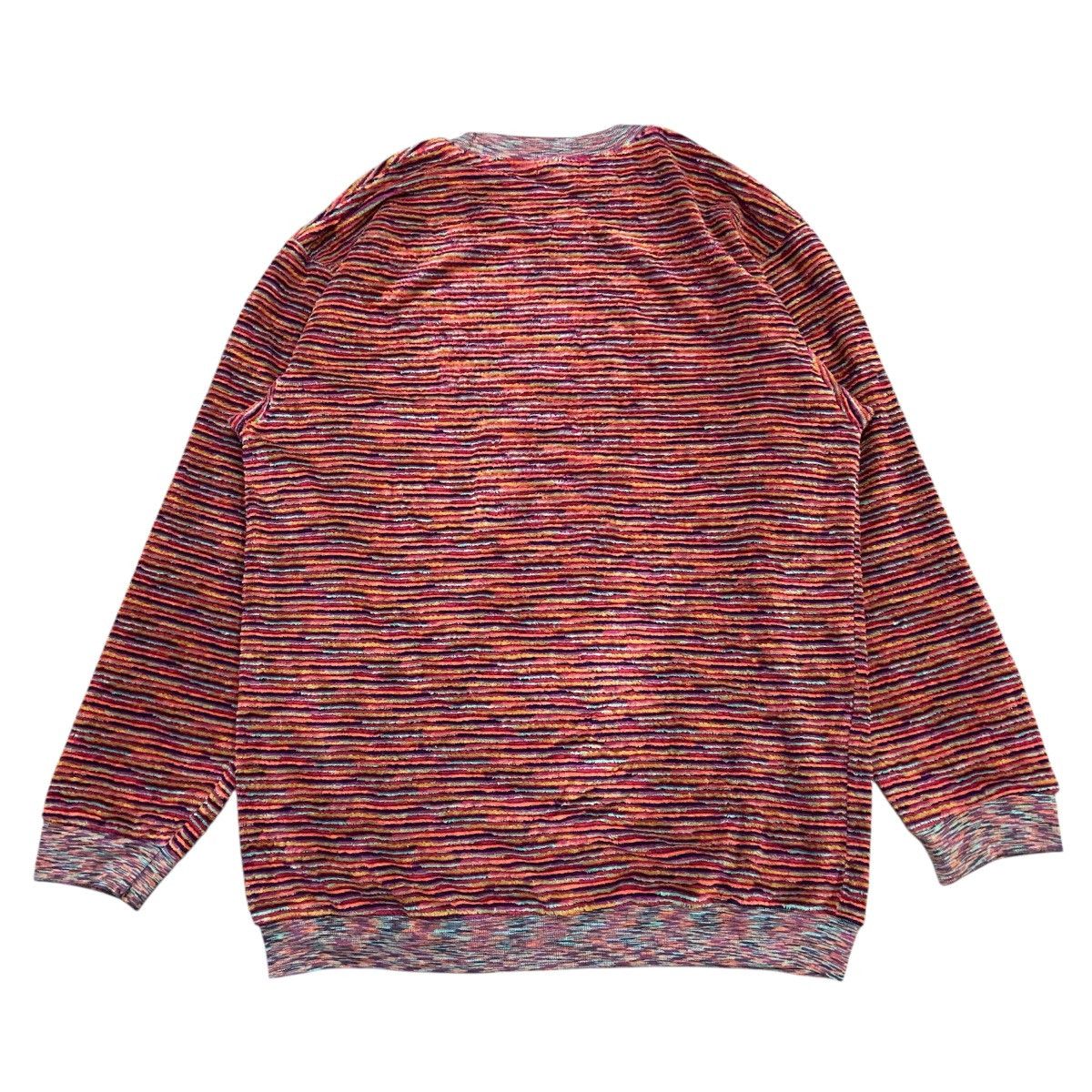 Missoni Vintage 90s Missoni Terry Cloth Long Sleeve Knit Crewneck Size US M / EU 48-50 / 2 - 4 Thumbnail