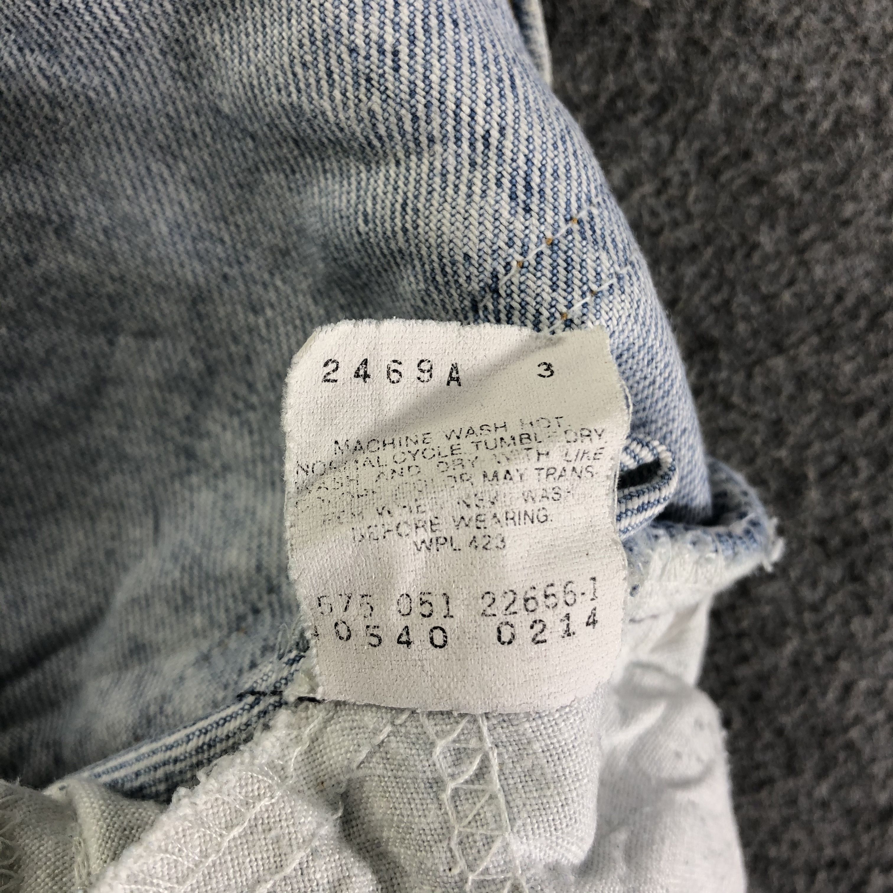 Levi's 90s Vintage Light Wash Levis 540 Jeans-J3018 Size US 34 / EU 50 - 12 Thumbnail