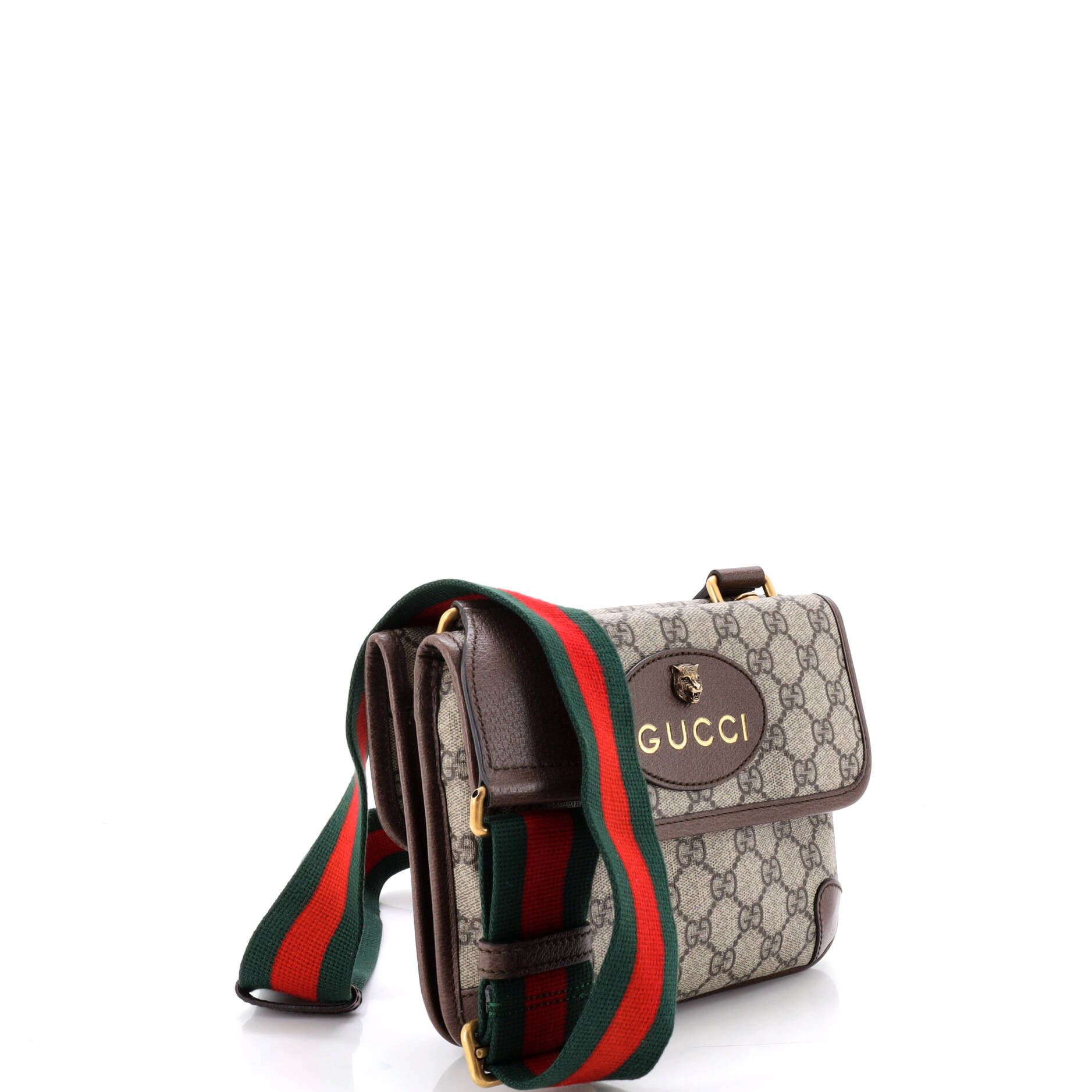 Gucci Neo Vintage Flap Messenger GG Coated Canvas Small Size ONE SIZE - 1 Thumbnail