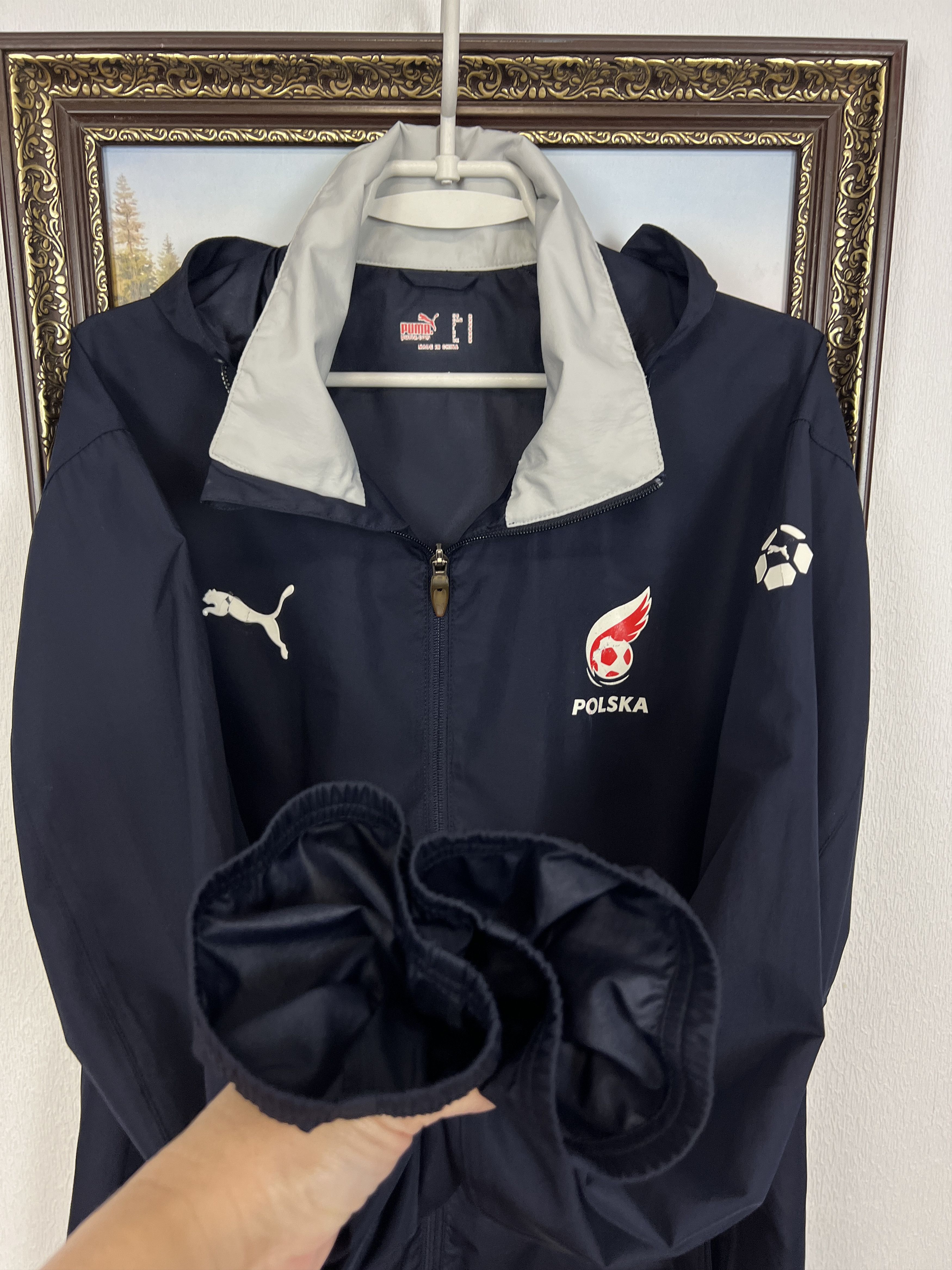 Puma Vintage Puma Poland Football Jacket Soccer Track Top Size US M / EU 48-50 / 2 - 8 Thumbnail