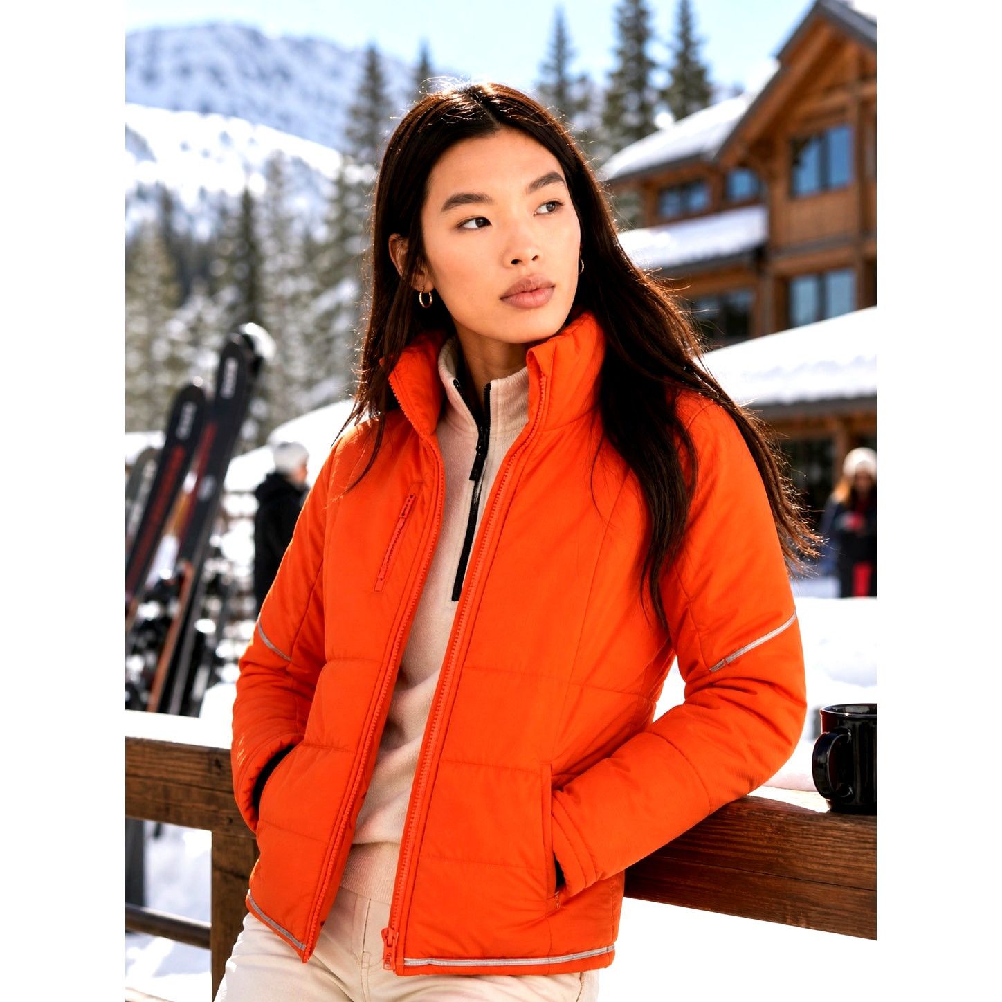 Free People Free People Gathering Storm Run Puffer Orange size S Size S / US 4 / IT 40 - 1 Thumbnail