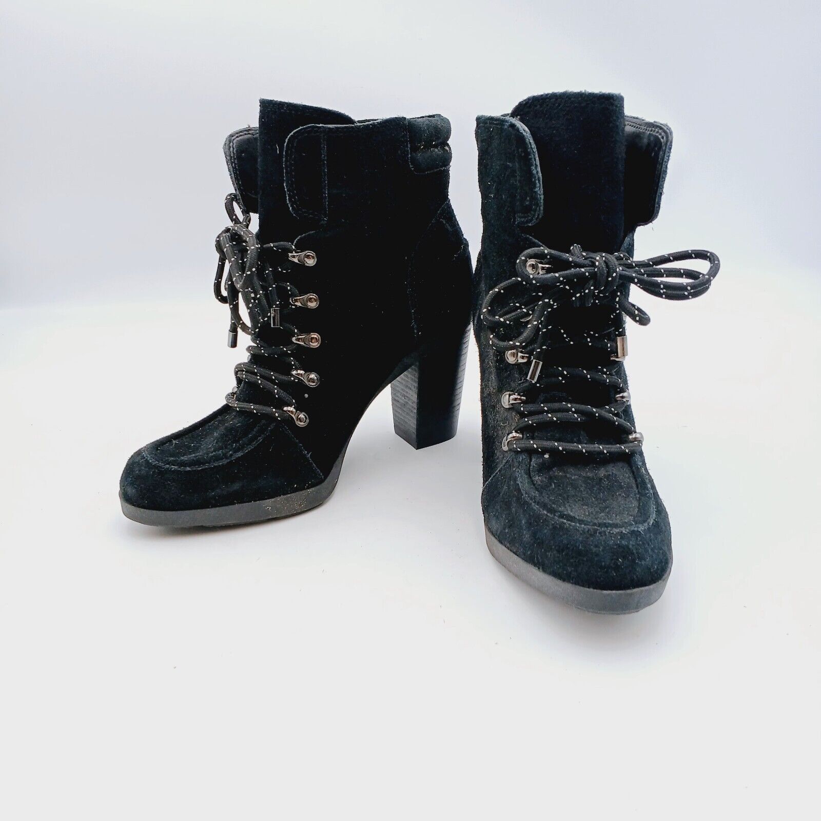 Gianni Valentino Gianni Bini Ankle Boots Booties black Lace Up 8 M Size US 8 / IT 38 - 3 Thumbnail
