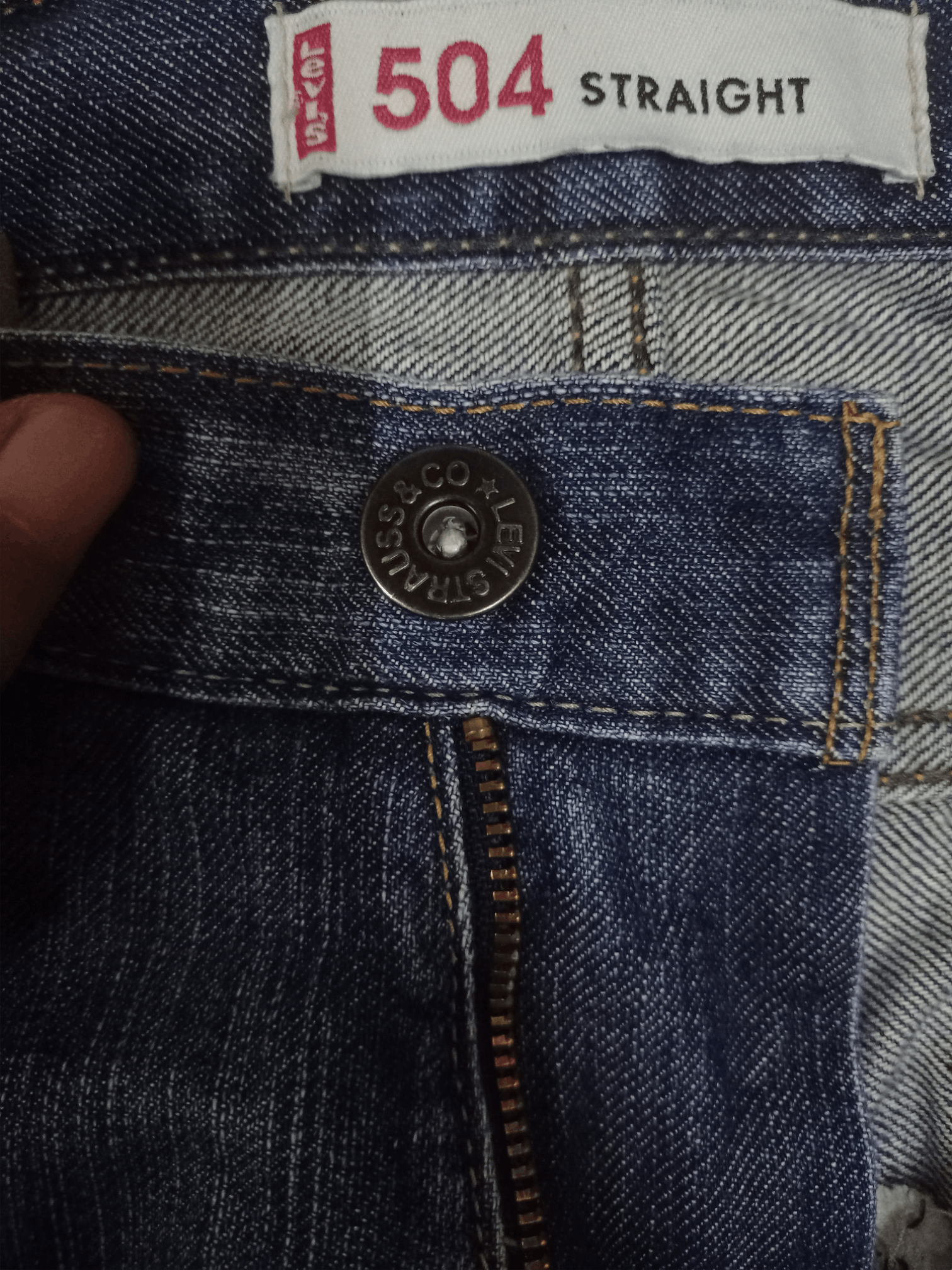 Levi's × Levi's Vintage Clothing Vintage 90s Levis 504 Blue Wash Distressed Rework Jeans Size US 31 - 3 Thumbnail