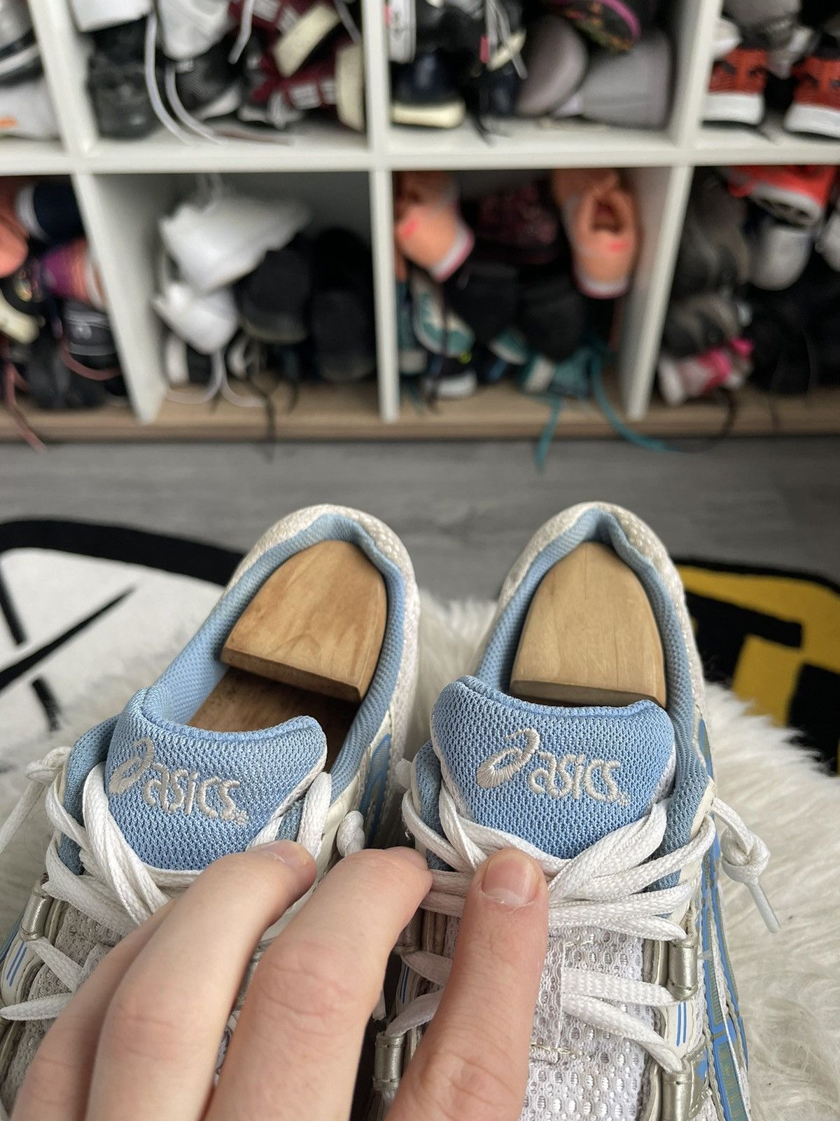 Asics × Vintage Women’s size 9 ASICS gel distressed sneakers 2k rare OG Size US 7 / EU 40 - 5 Thumbnail