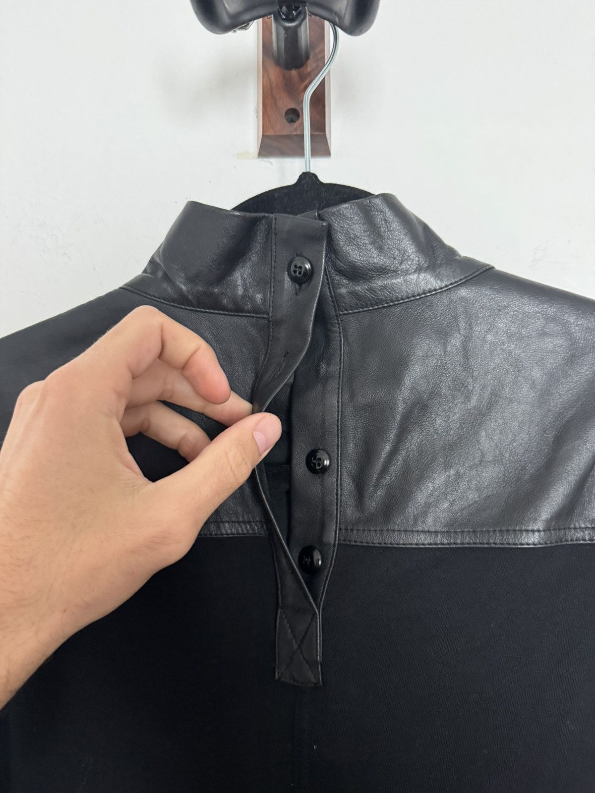 Rick Owens Faun Leather Shirt Size US XL / EU 56 / 4 - 2 Thumbnail