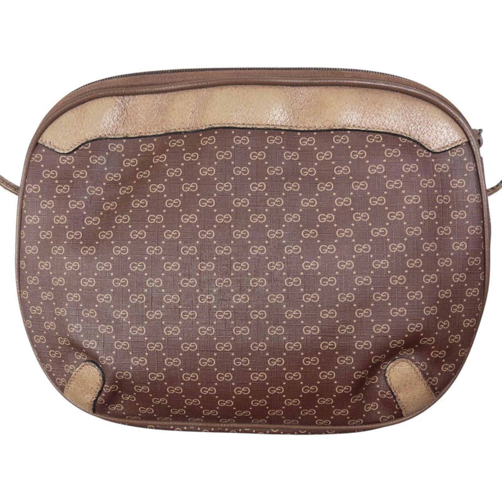 Gucci Vintage Gucci Monogram Leather Shoulder Bag Size ONE SIZE - 3 Thumbnail
