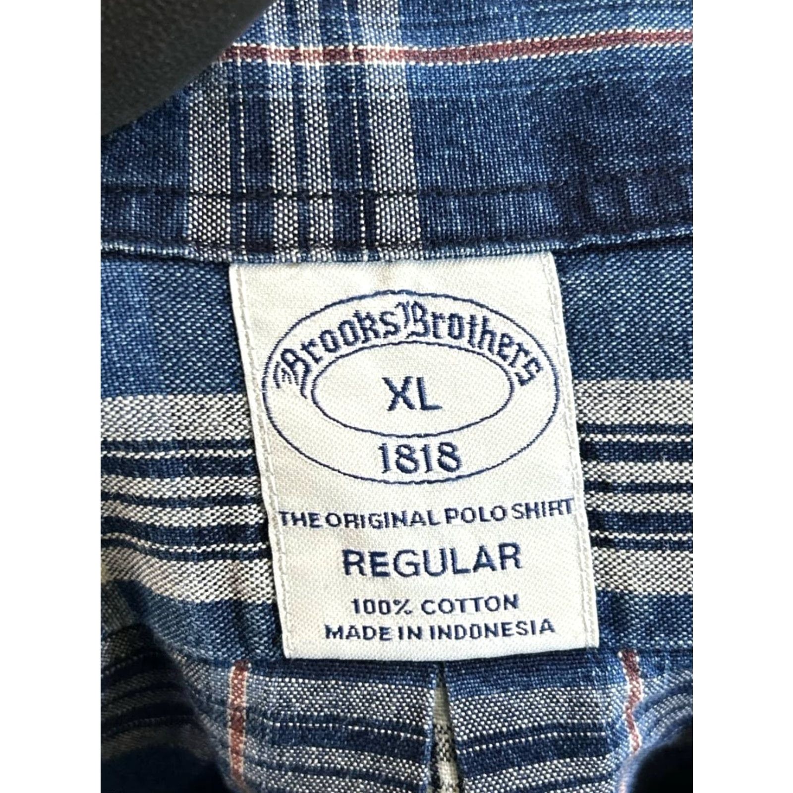 Brooks Brothers Brooks Brothers Plaid Flannel Shirt Mens XL Blue Cotton Button-Up Casual Size US XL / EU 56 / 4 - 3 Thumbnail
