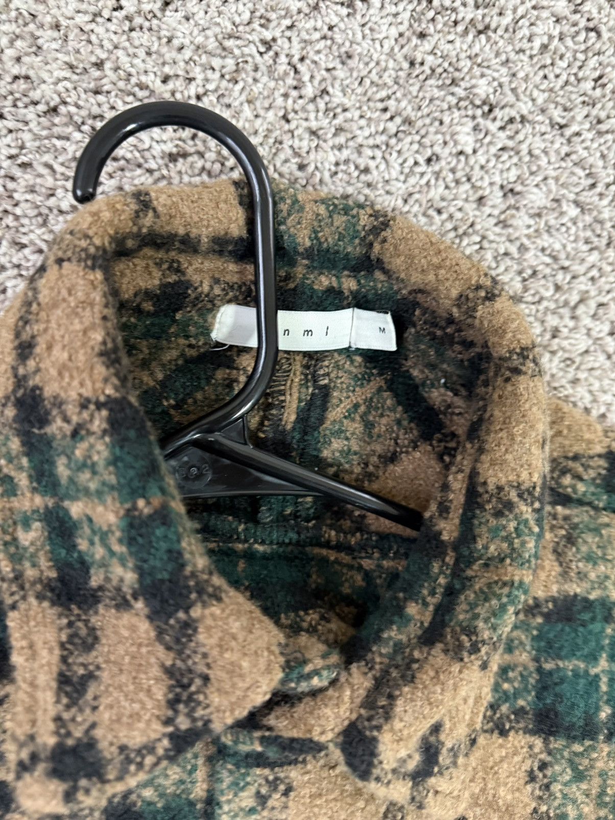 MNML MNML Men's Brown and Green Flannel Size US M / EU 48-50 / 2 - 3 Thumbnail