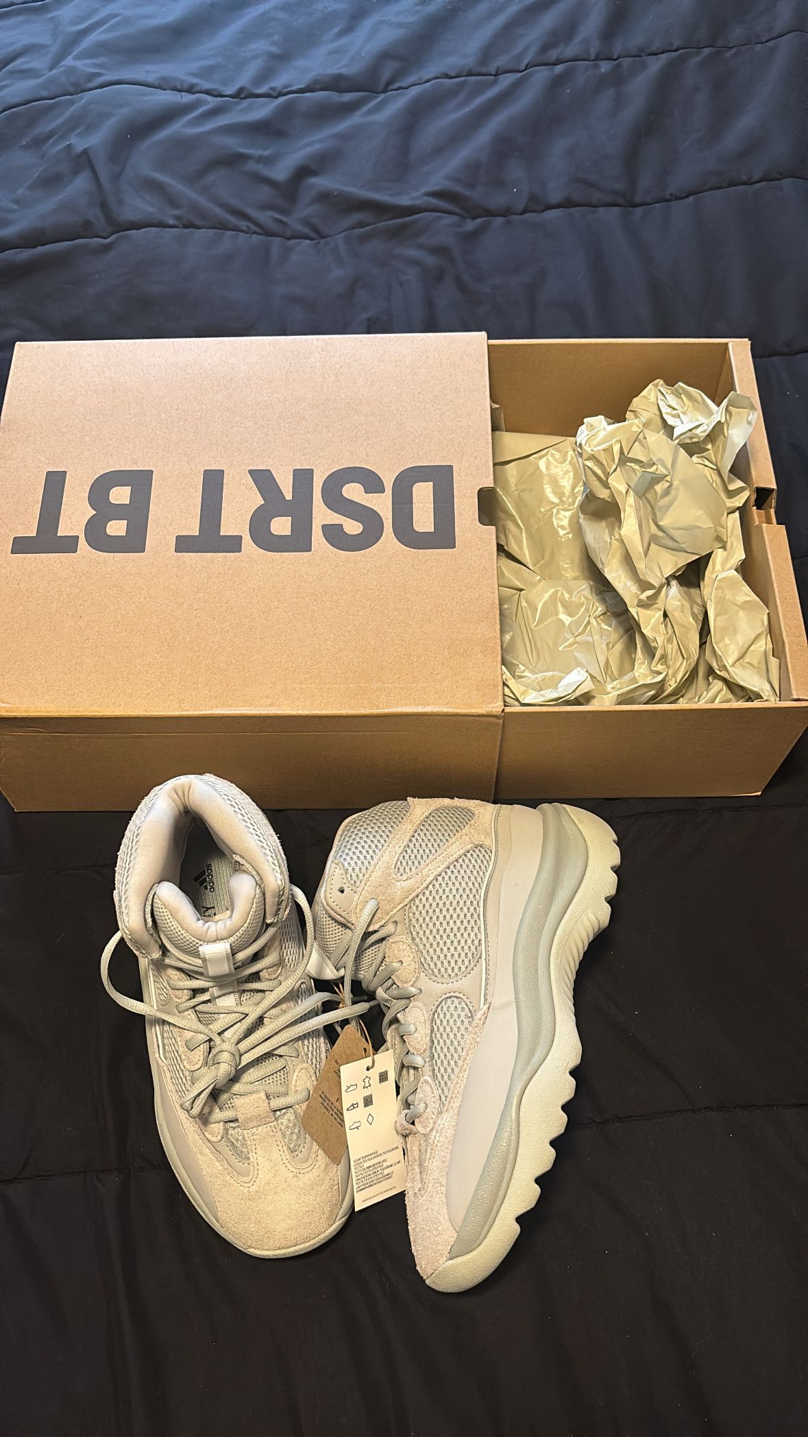 Yeezy Adidas Yeezy Desert Boot Salt (2019) Size US 8 / EU 41 - 3 Thumbnail