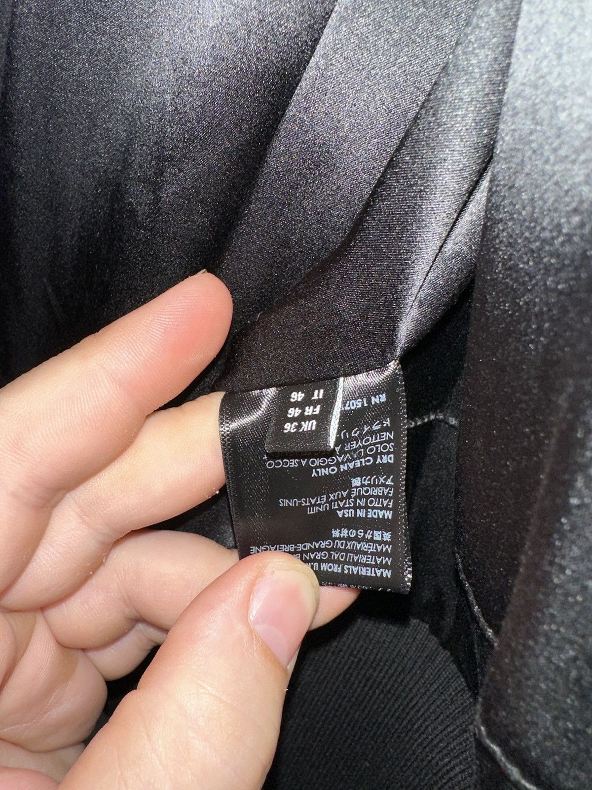 Amiri Amiri Black Velvet Bomber 46 Size US S / EU 44-46 / 1 - 11 Thumbnail