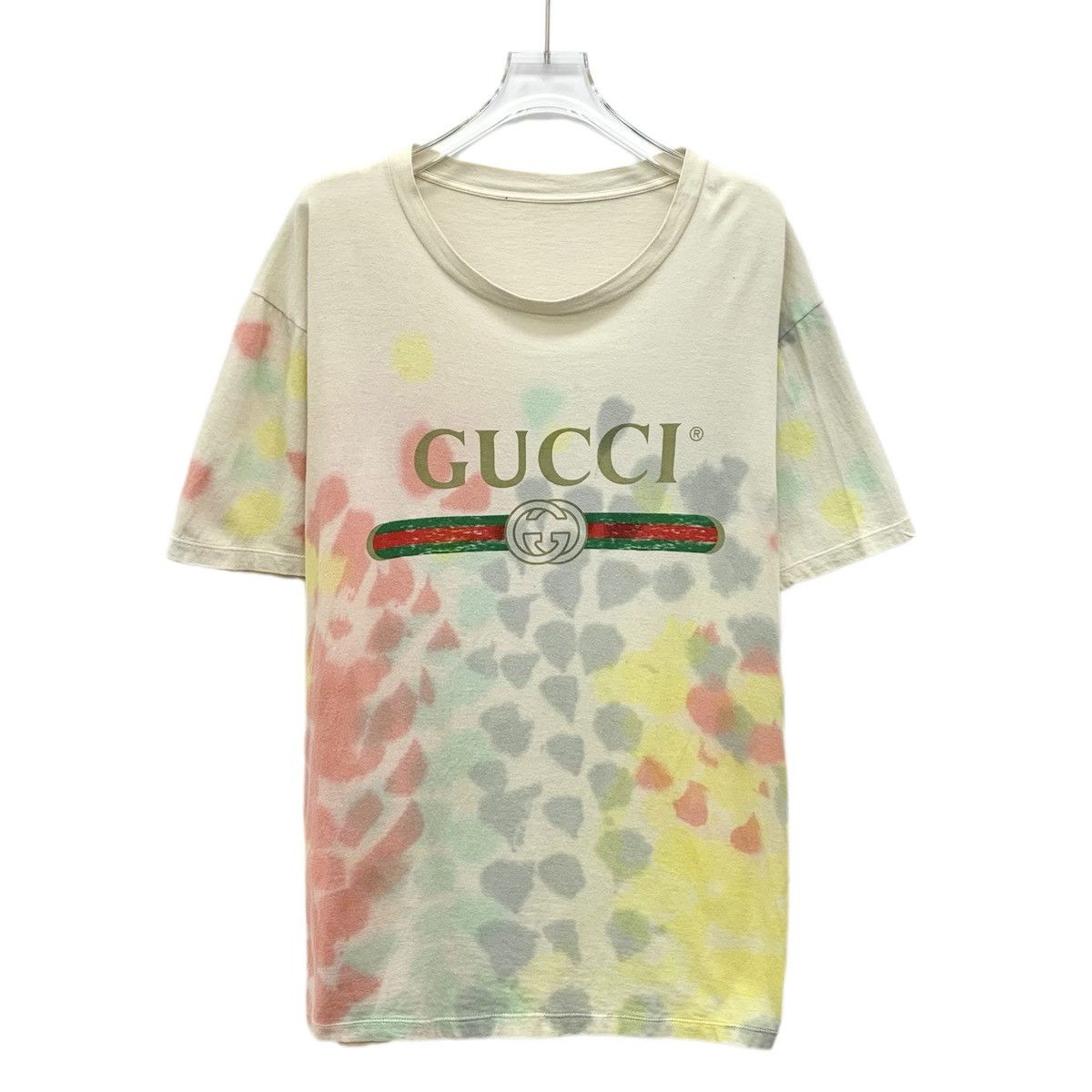 Gucci Gucci Colorful Tie-Dye Logo Print Short Sleeve T-Shirt K26WX Size US S / EU 44-46 / 1 - 1 Thumbnail