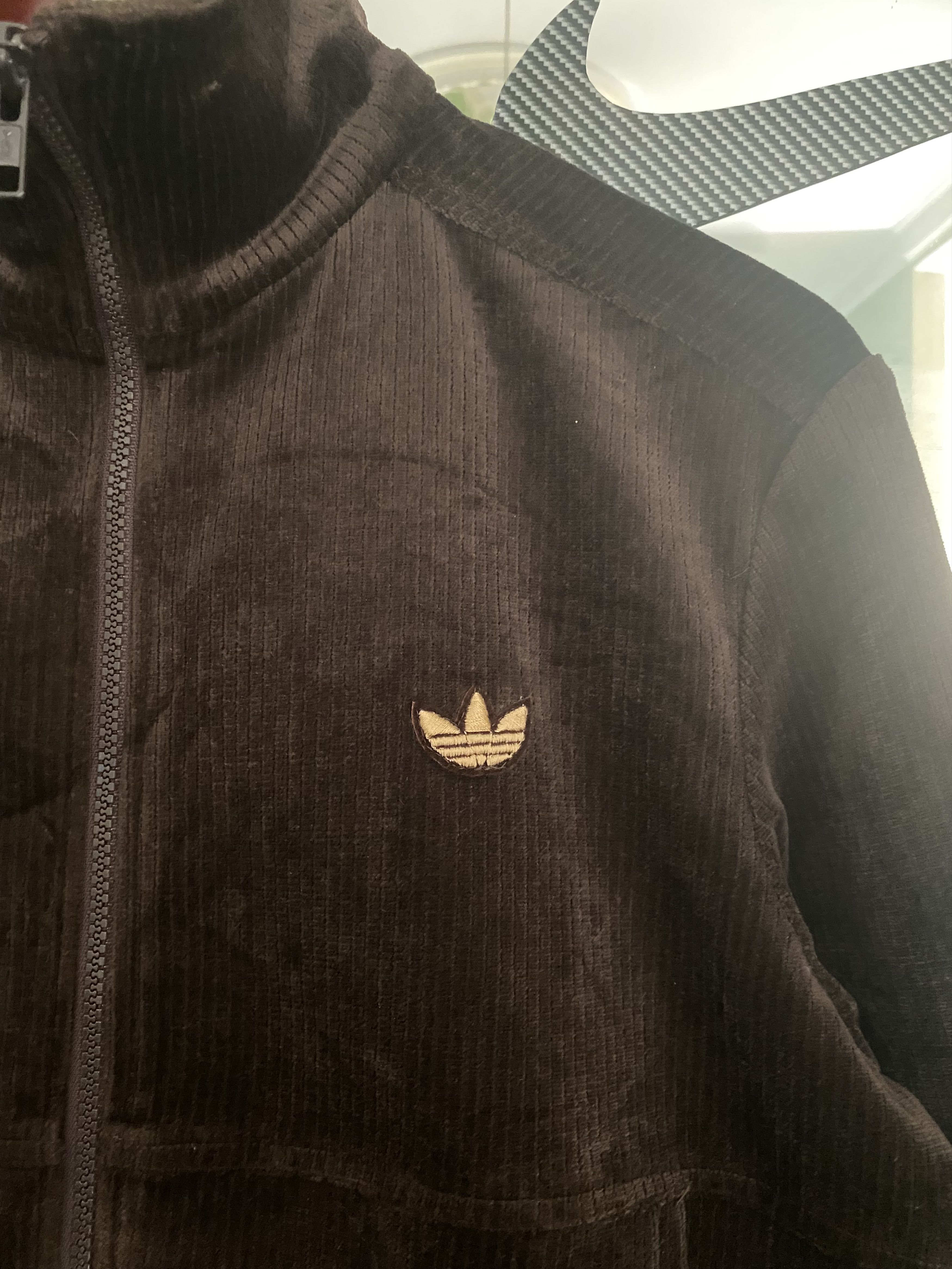 Adidas × Vintage Vintage 80s Velvet Adidas Ziper Jacket Grosse 5 Size US L / EU 52-54 / 3 - 2 Thumbnail