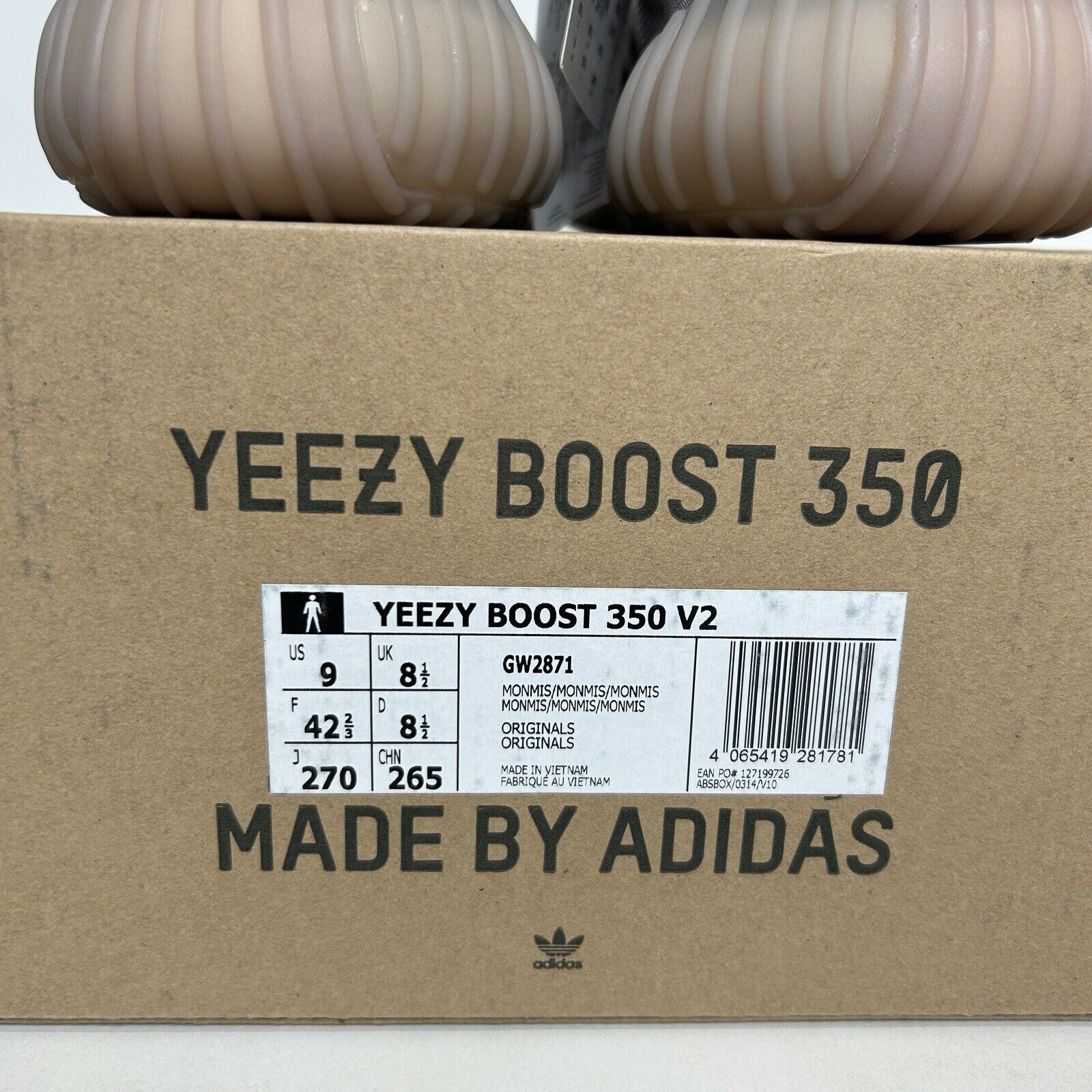 Adidas adidas Yeezy Boost 350 V2 “Mono Mist” 2024 Size US 9 / EU 42 - 5 Thumbnail