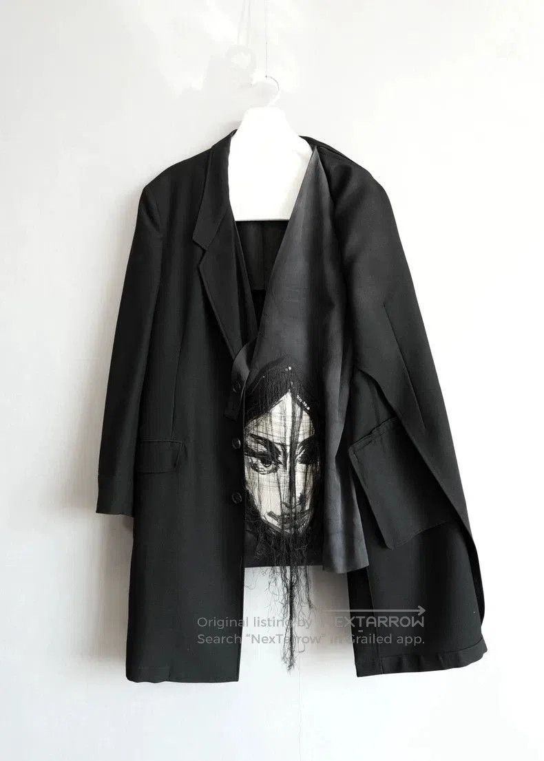Yohji Yamamoto Yohji Yamamoto Double Layered Coat. Size US M / EU 48-50 / 2 - 1 Thumbnail