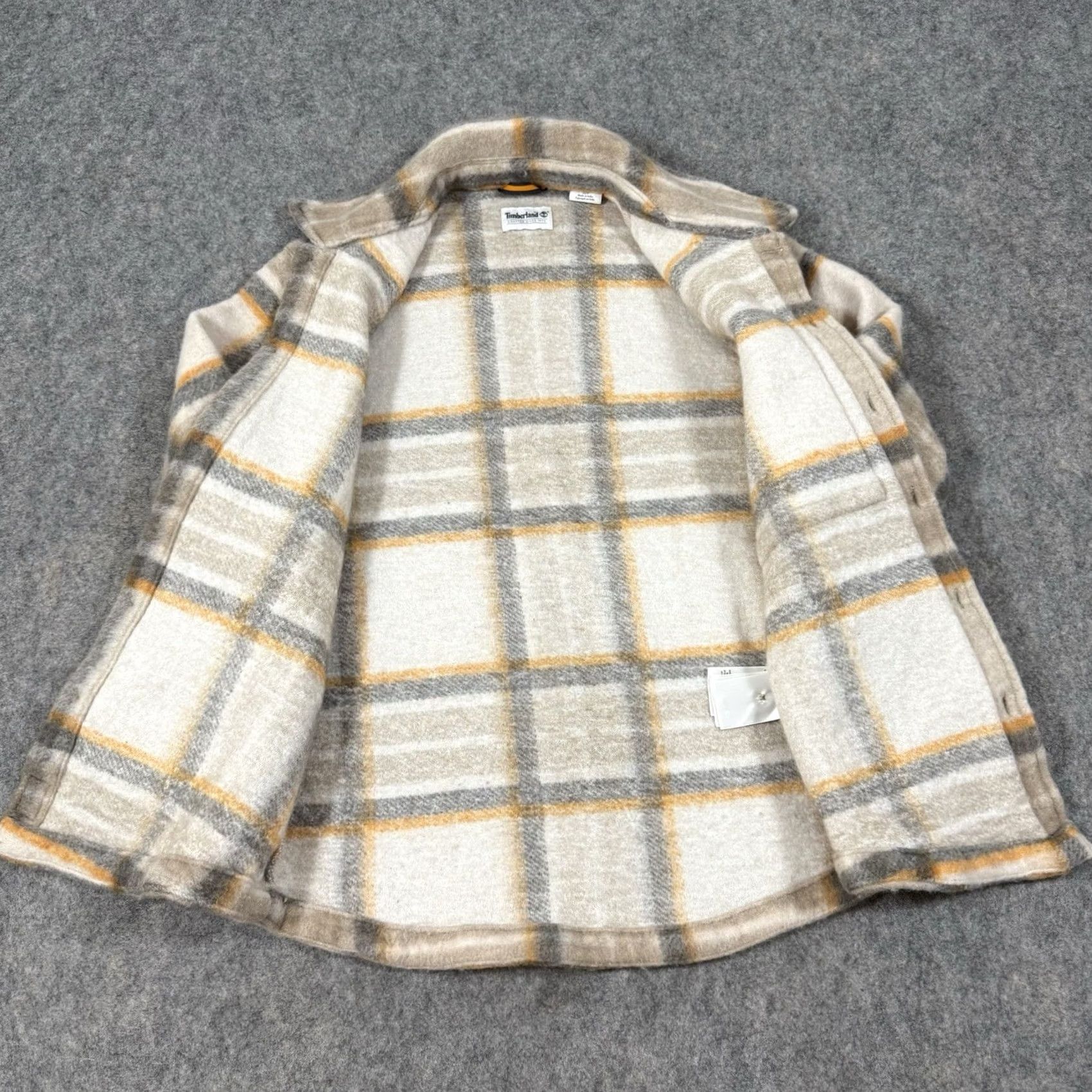 Timberland Timberland Jacket Shirt Multicolor Plaid Wool Blend Shacket Button Up Men Sz Small Size US S / EU 44-46 / 1 - 3 Thumbnail
