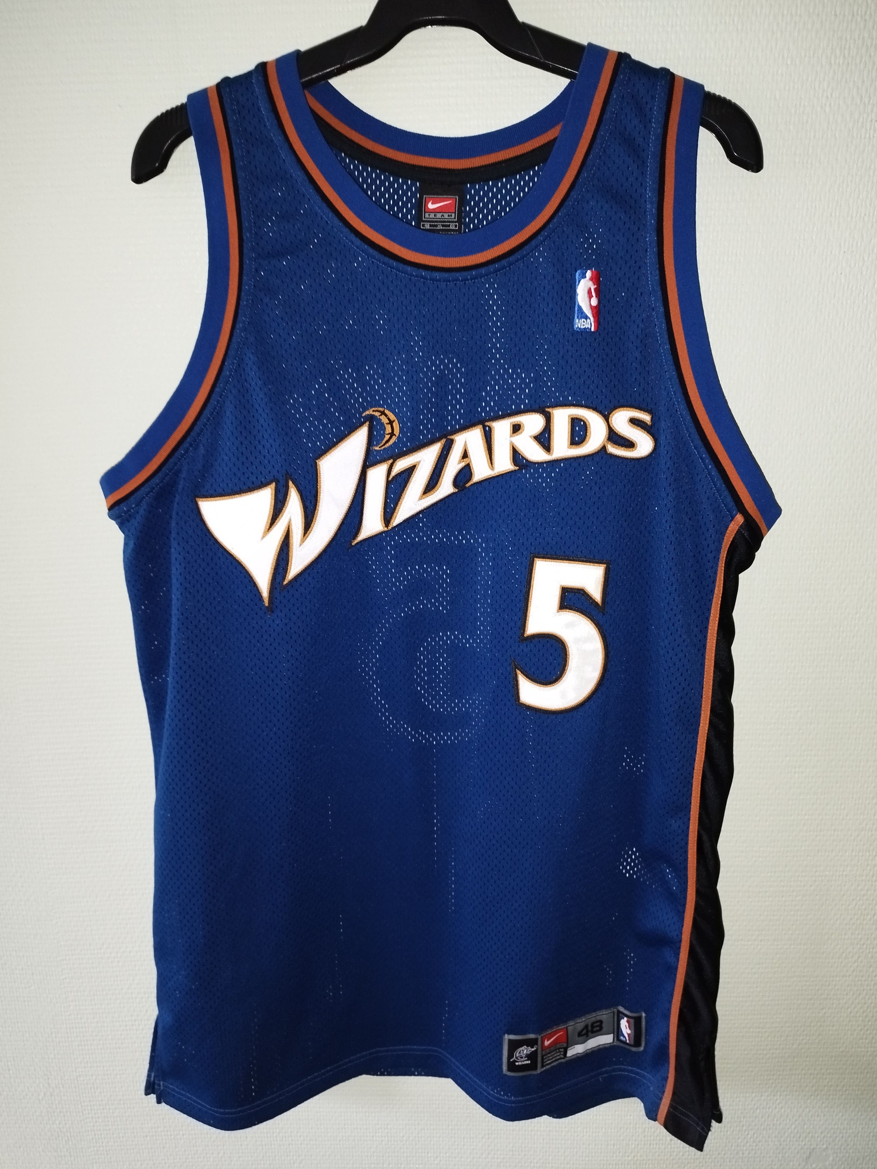 Nike NBA Nike Kwame Brown Wizzards Authentic Jersey AUTO pro air Size US XL / EU 56 / 4 - 2 Thumbnail