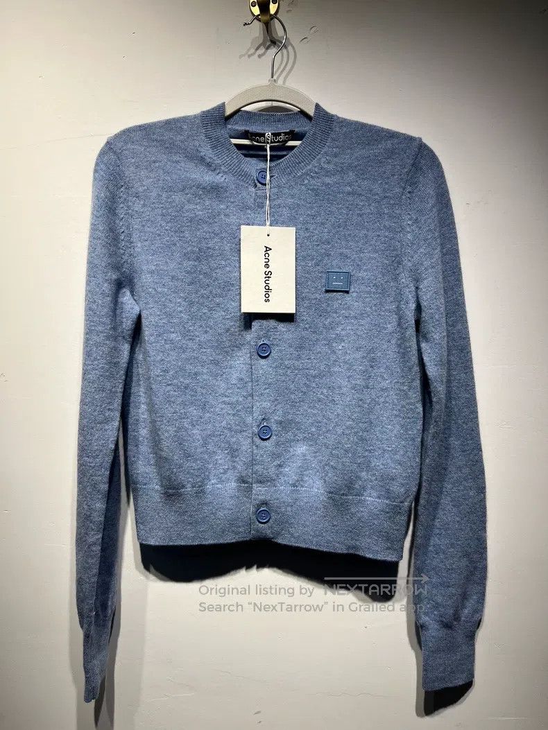 Acne Studios Acne Studios FW23 Face expression solid color round neck s Size S / US 4 / IT 40 - 1 Thumbnail