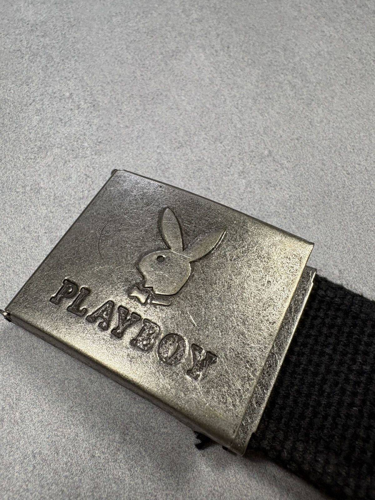 Playboy Vintage Playboy Logo Web Belt Canvas Monogram Y2K 2000s Size ONE SIZE - 5 Thumbnail