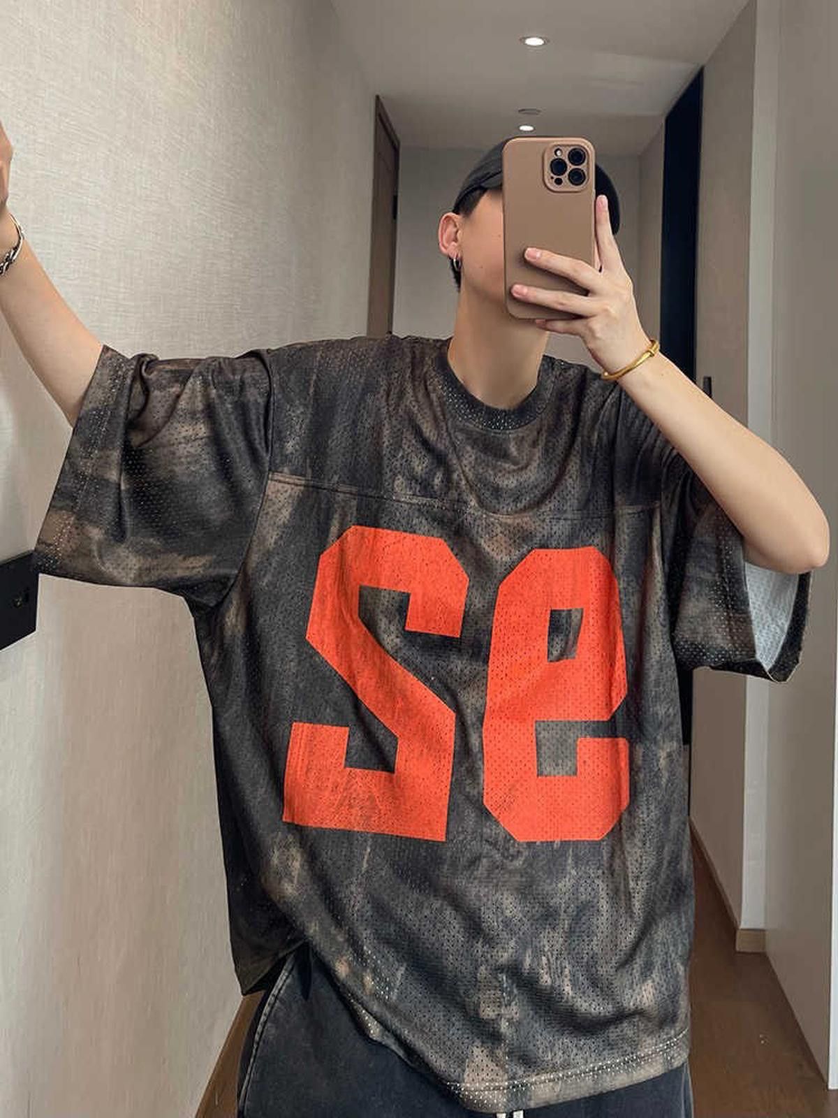 Vintage Vintage Style Mesh Jersey T-Shirt - Number 92 Size US M / EU 48-50 / 2 - 5 Thumbnail