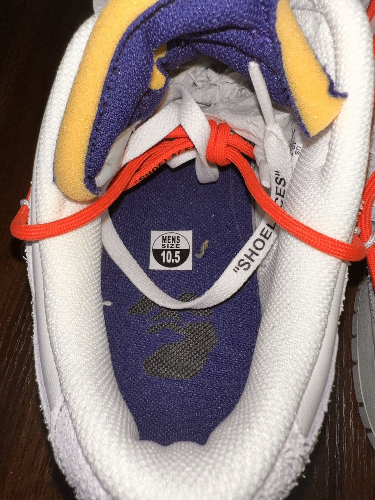 Nike × Off-White Nike Dunk Low / Off White lot #13 Size US 10.5 / EU 43-44 - 4 Thumbnail