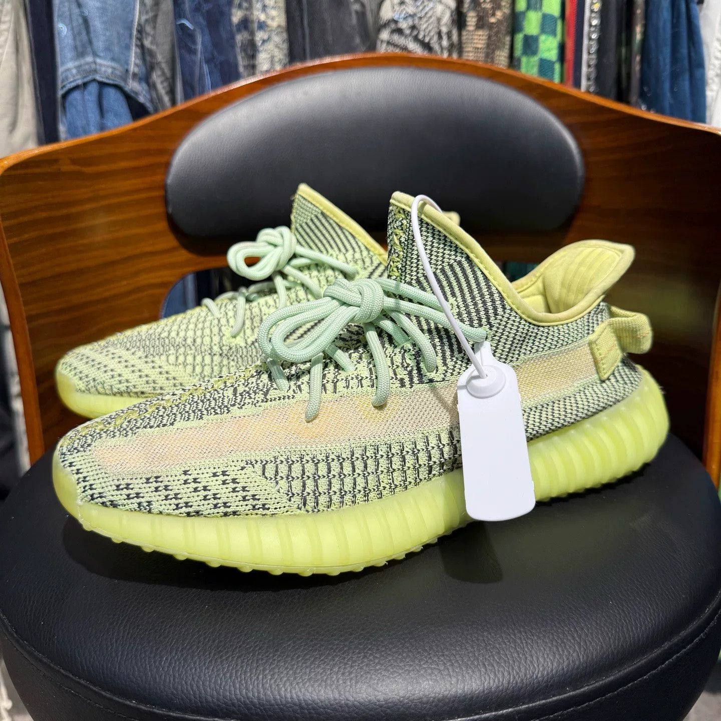 Adidas Adidas YEEZY350 Green Lowtop Sneakers 44 Men Size US 10.5 / EU 43-44 - 1 Thumbnail