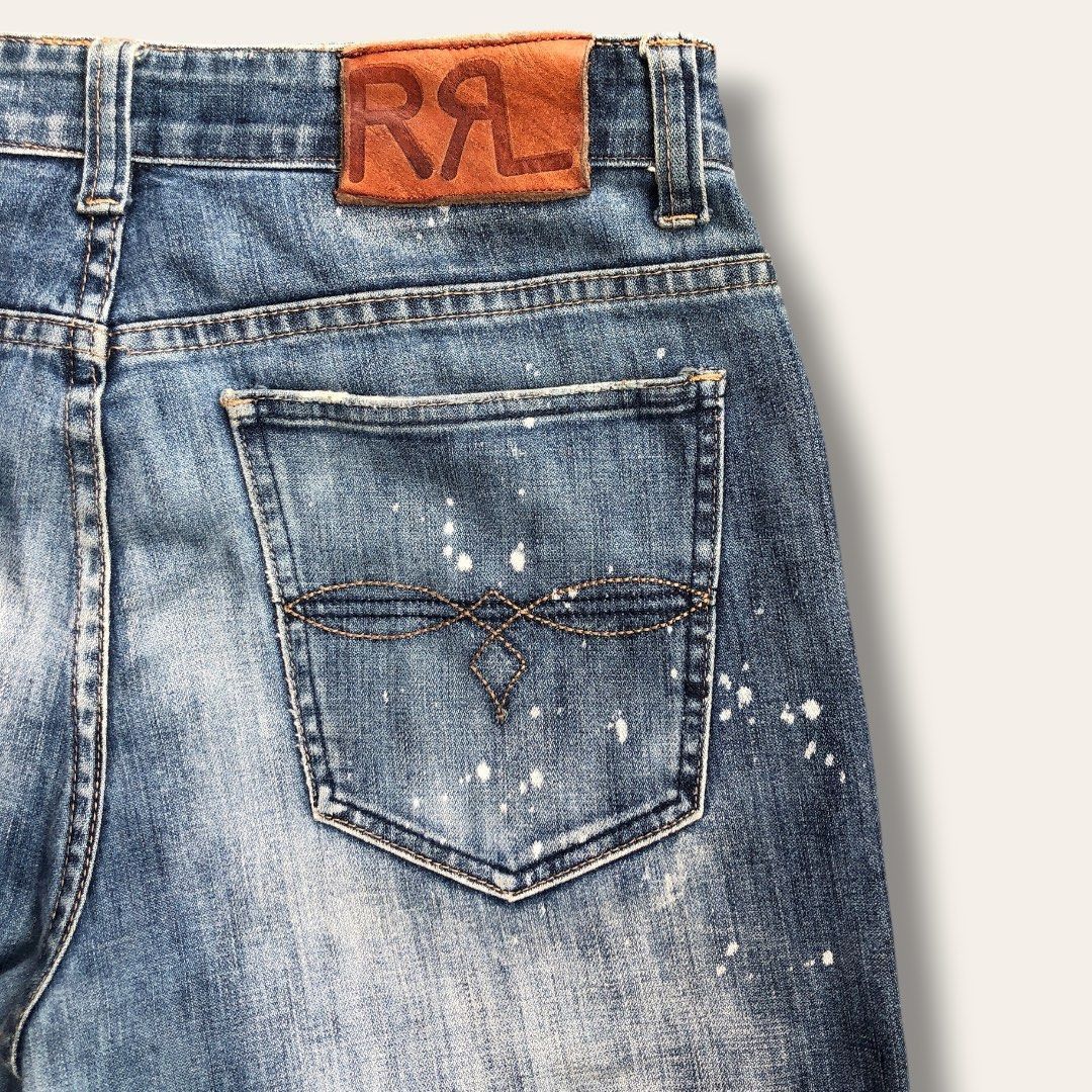 RRL Ralph Lauren × Vintage Vintage double RL denim Size US 31 - 5 Thumbnail