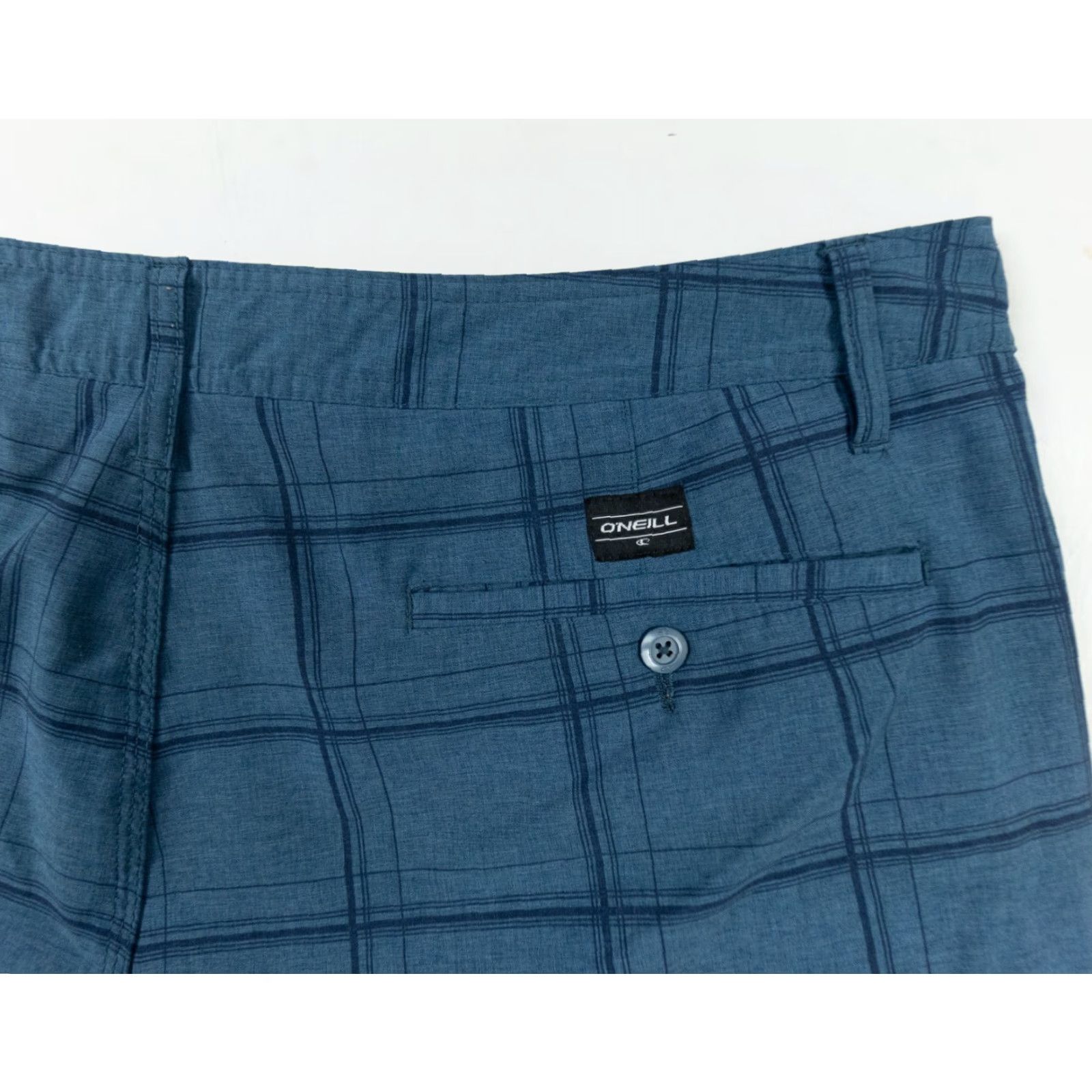 O'Neill O'Neill Men's Chino Shorts 11" Inseam Flat Front Stretch Blue 40 Adult Regular Casual Logo 5-Pocket Mens Size US 40 / EU 56 - 6 Thumbnail