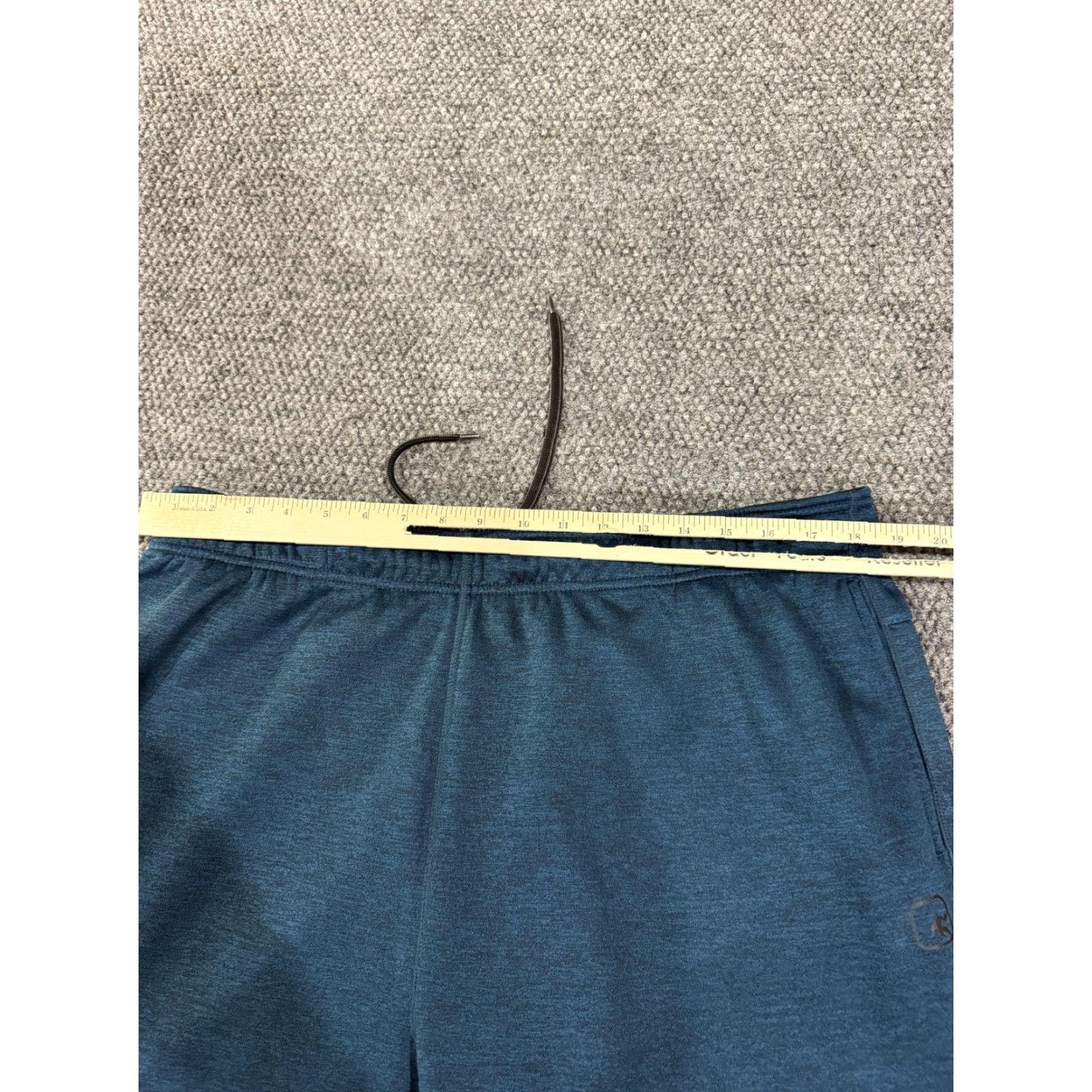 Vintage AND1 Sweatpants Pants Mens 2XL Blue Fleece Pockets Zip Elastic Drawstring Warm Winter Athletic Sports Size US 39 - 6 Thumbnail