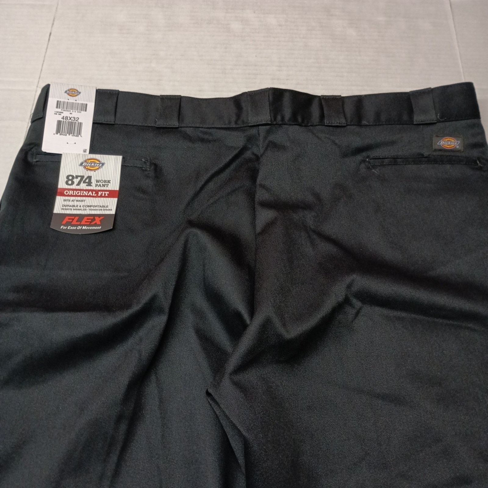 Dickies Dickies 874 Work Pants Men's 48x32 Black Original Fit Flex Size US 44 / EU 60 - 7 Thumbnail