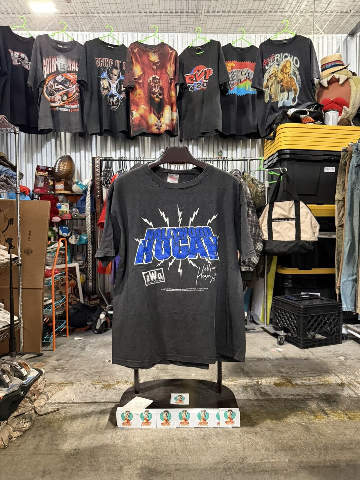 90s Vintage WCW Hollywood Hogan Hulk Hogan Lightning Tee XL
