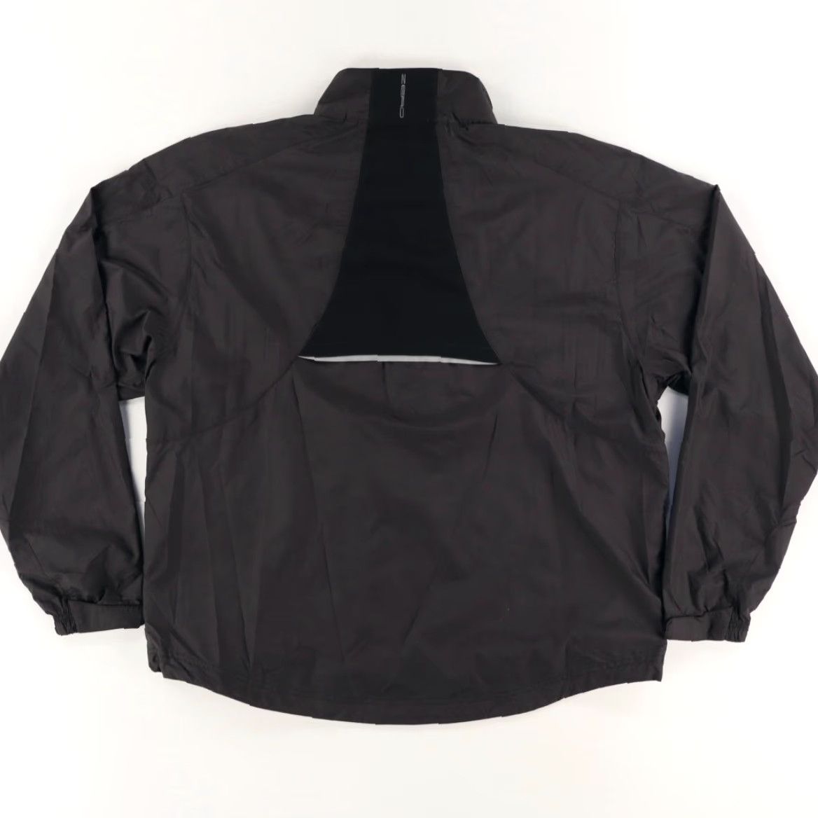 Vintage Zero Restriction Windbreaker Golf Solid Mock Long Sleeve Jacket Black Men's XL Shirt Size US XL / EU 56 / 4 - 4 Thumbnail